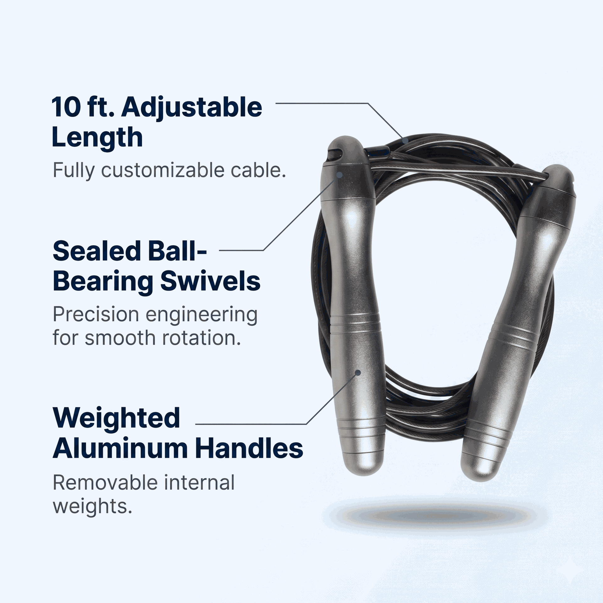 Body-Solid BSTSR10 Premium Speed Rope