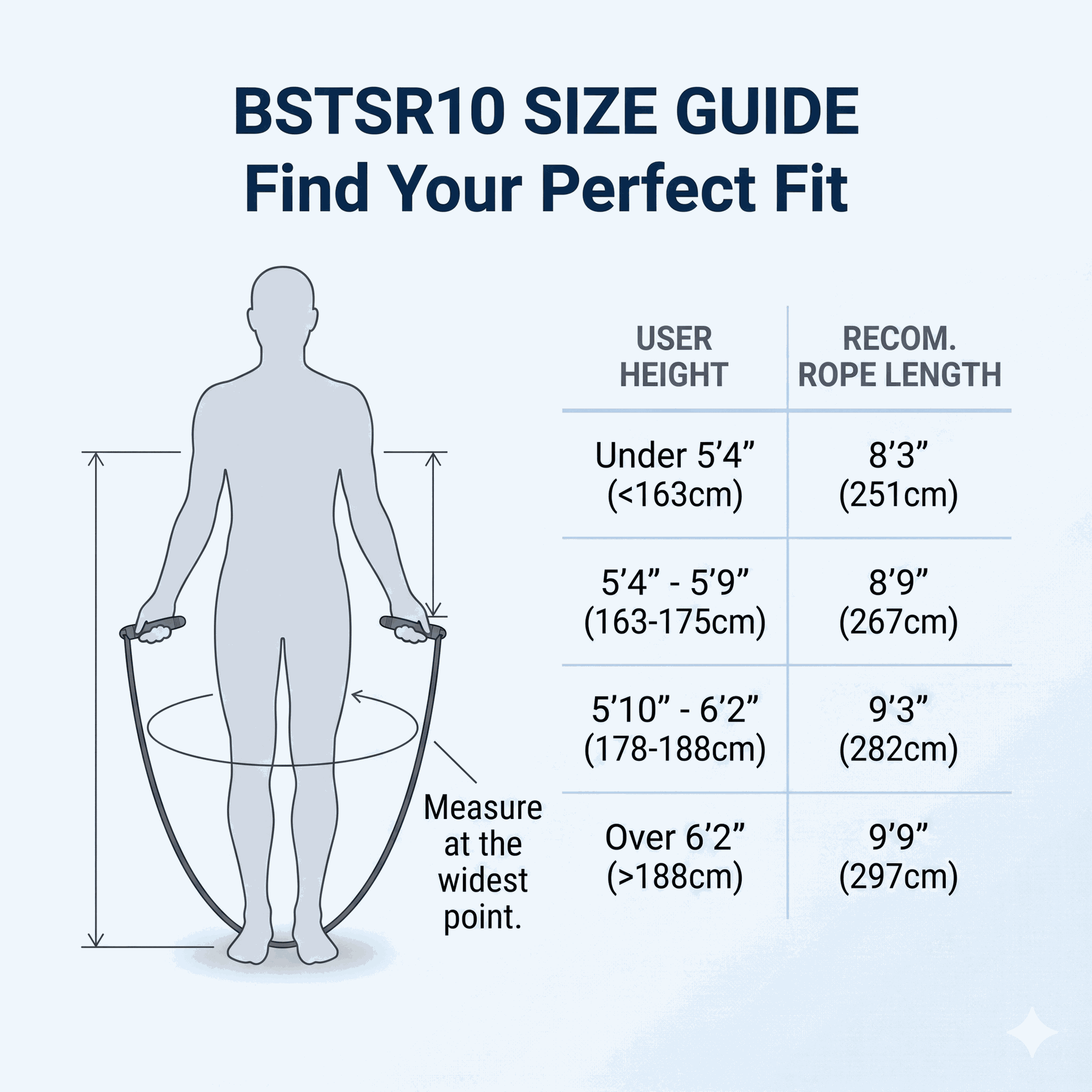 Body-Solid BSTSR10 Premium Speed Rope