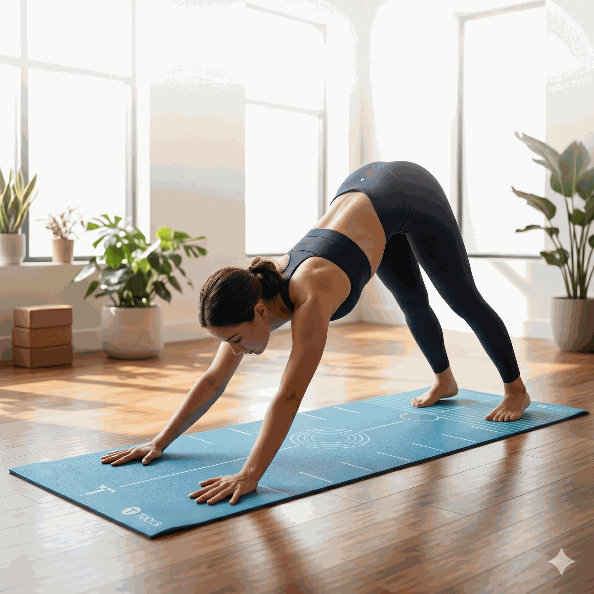 Body-Solid BSTYM10 Premium Yoga Mat GREEN, 6MM