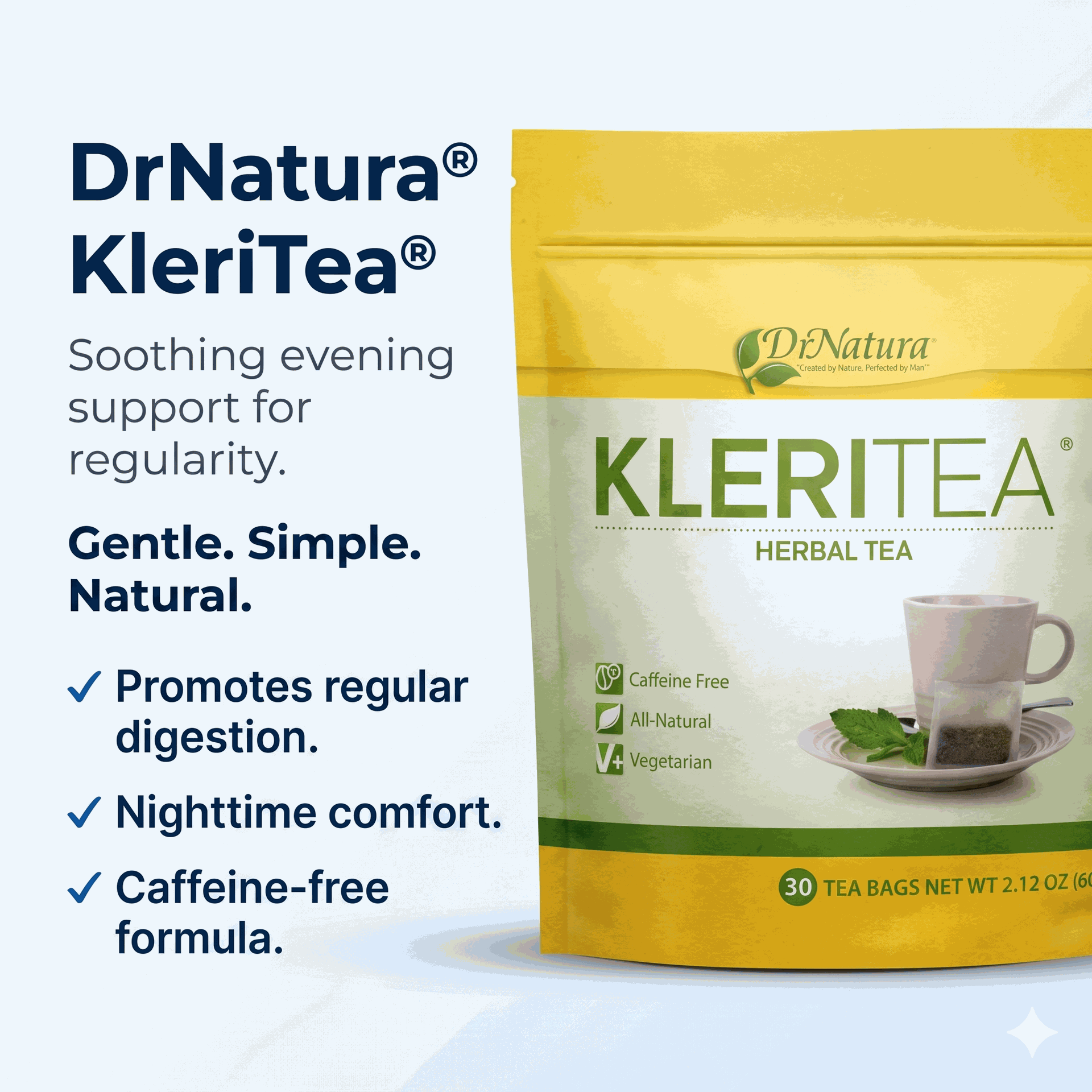 DrNatura KleriTea - Herbal Tea 30 Day Supply
