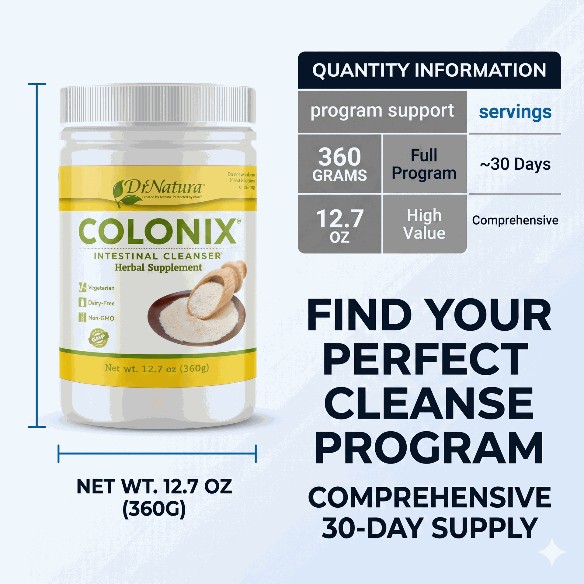 DrNatura Colonix Intestinal Cleanser | Natural Detox & Digestive Support