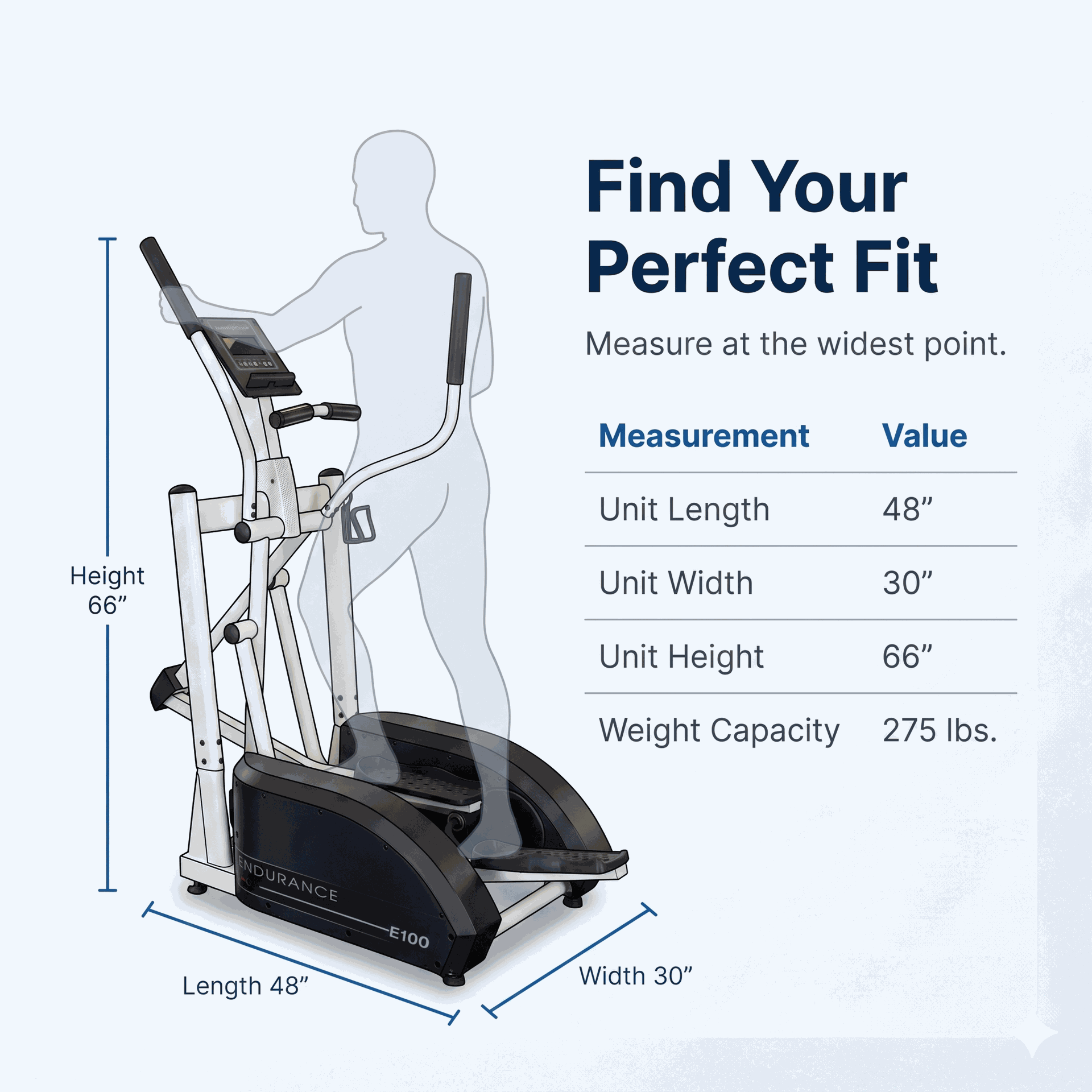 Body-Solid E100 Center Drive Elliptical