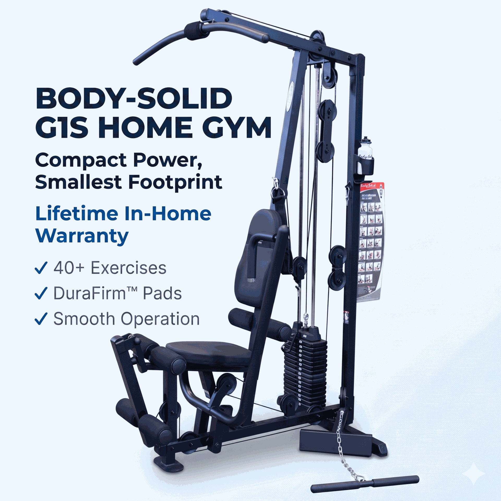 Body-Solid G1B Multi-Station Gym - BLACK