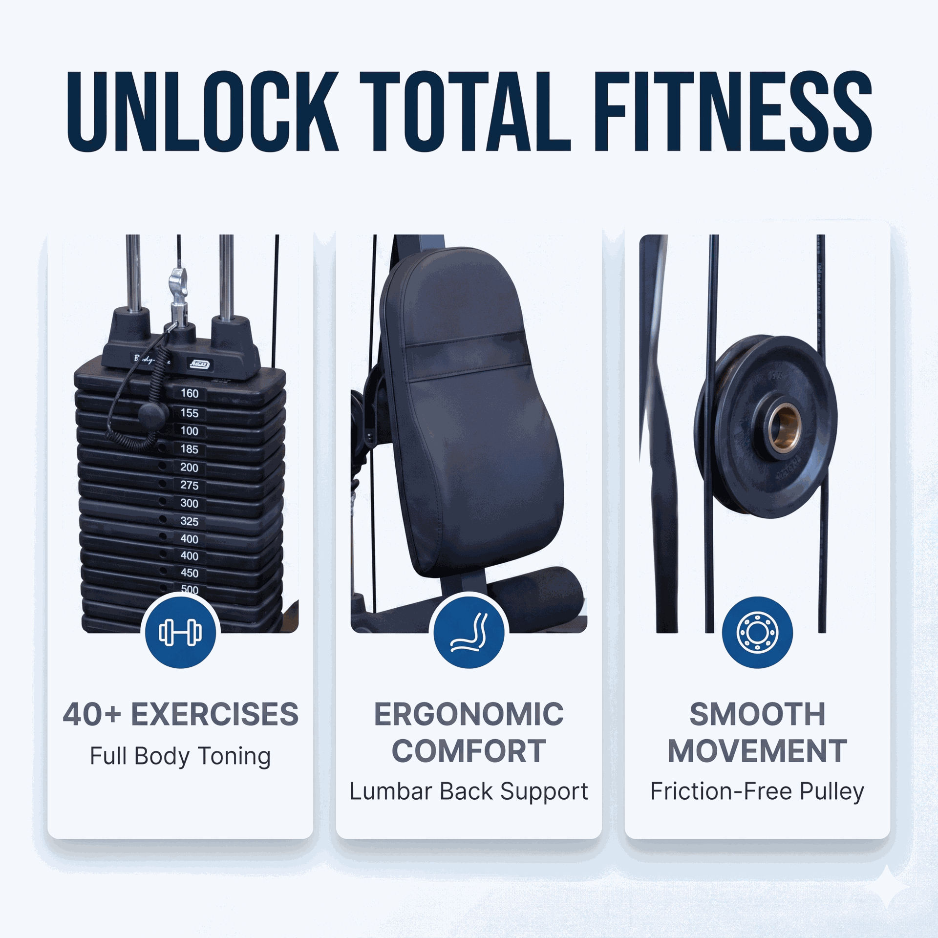 Body-Solid G1B Multi-Station Gym - BLACK