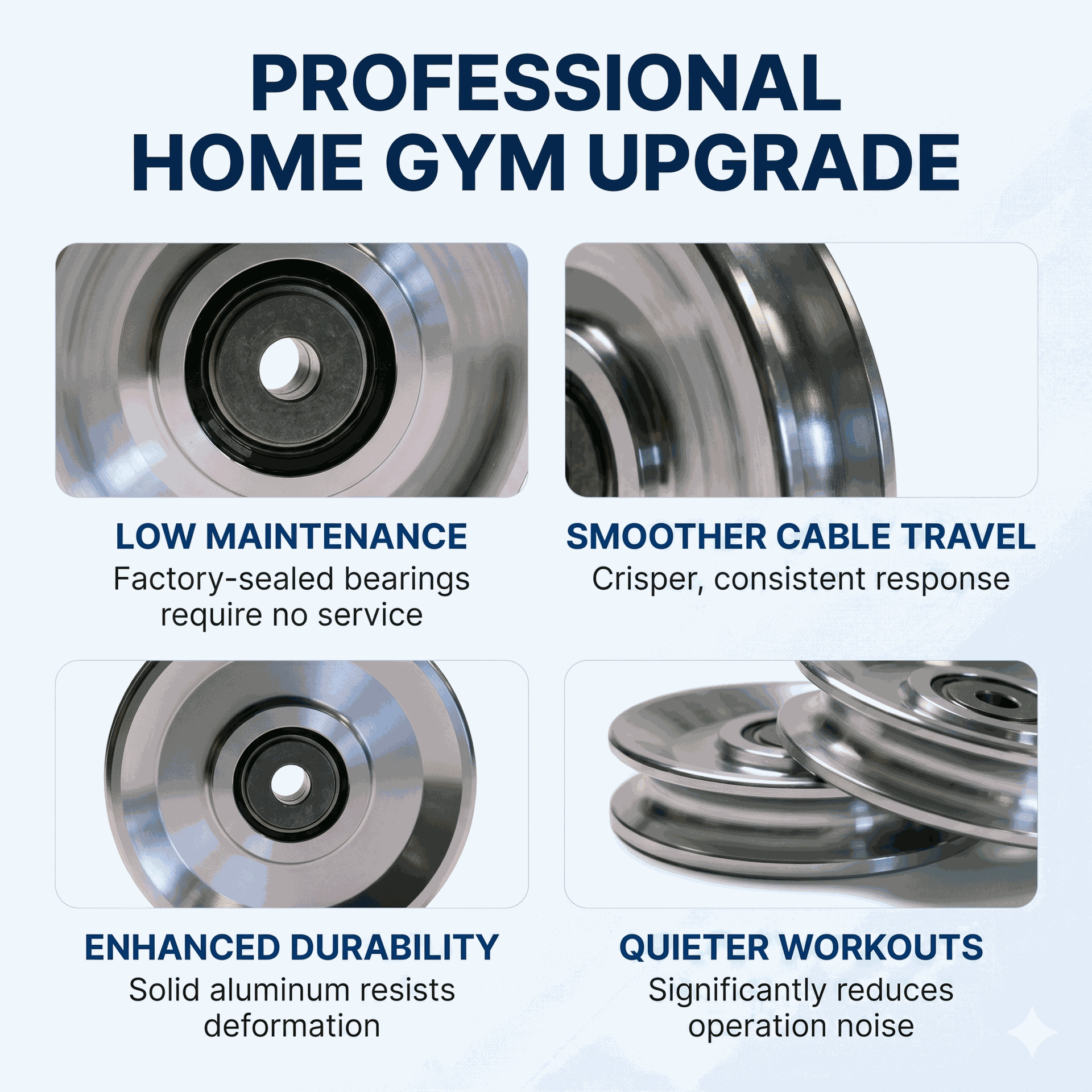 Body-Solid GAP1 Aluminum Pulley Set Upgrade