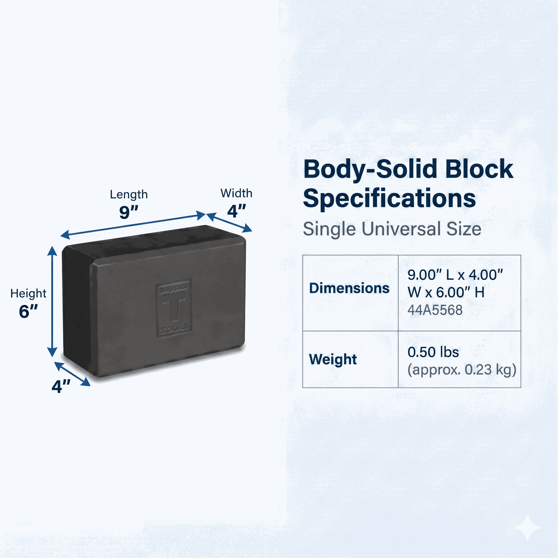 Body-Solid BSTYB10 Yoga Block