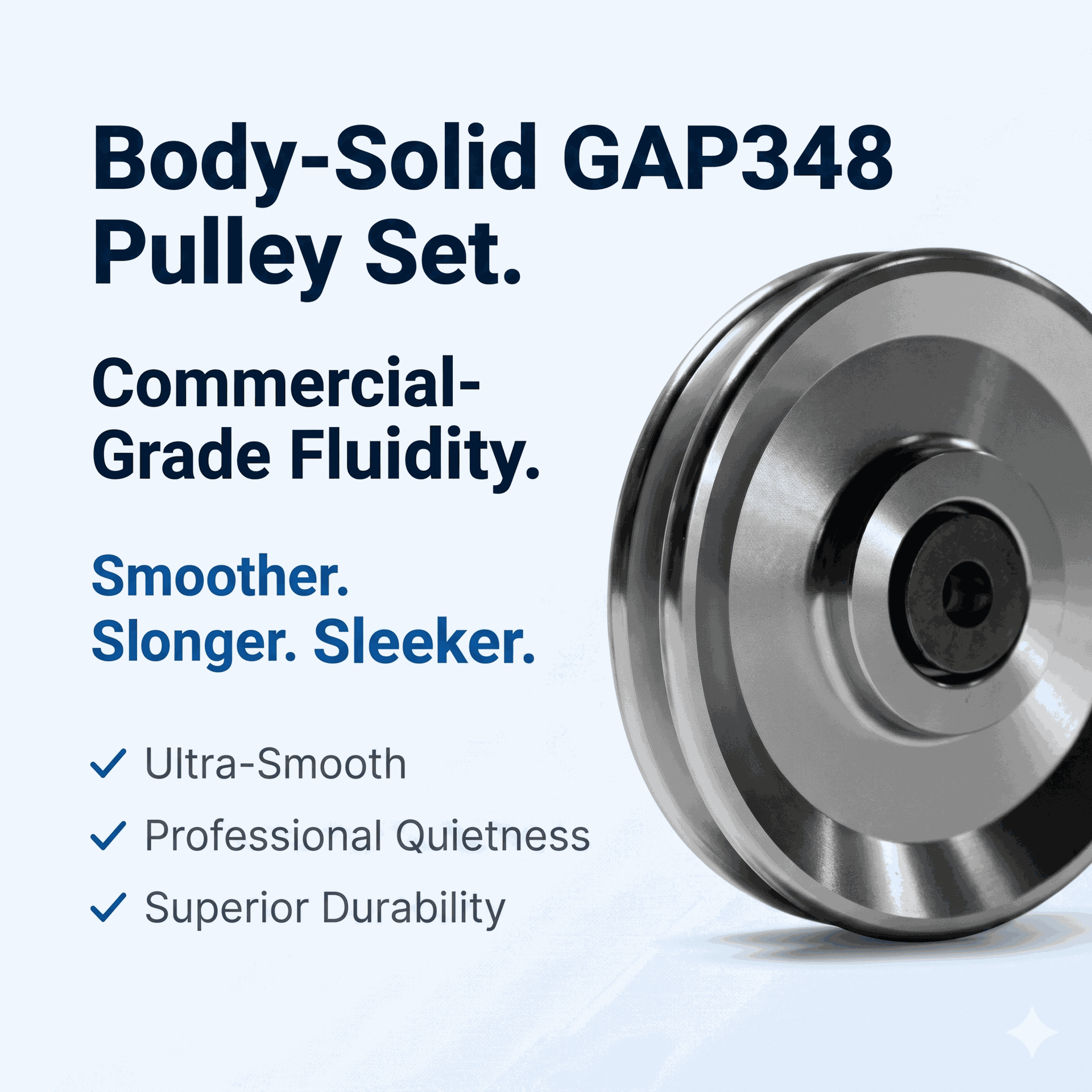 Body-Solid GAP348 Aluminum Pulley Set Upgrade