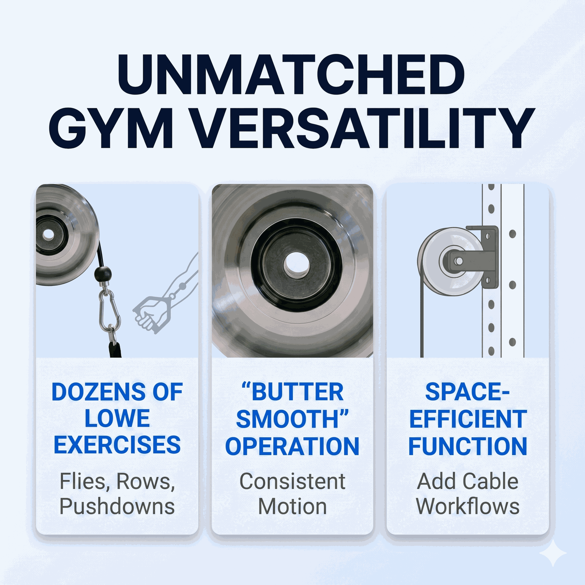 Body-Solid GAP6 Aluminum Pulley Set Upgrade