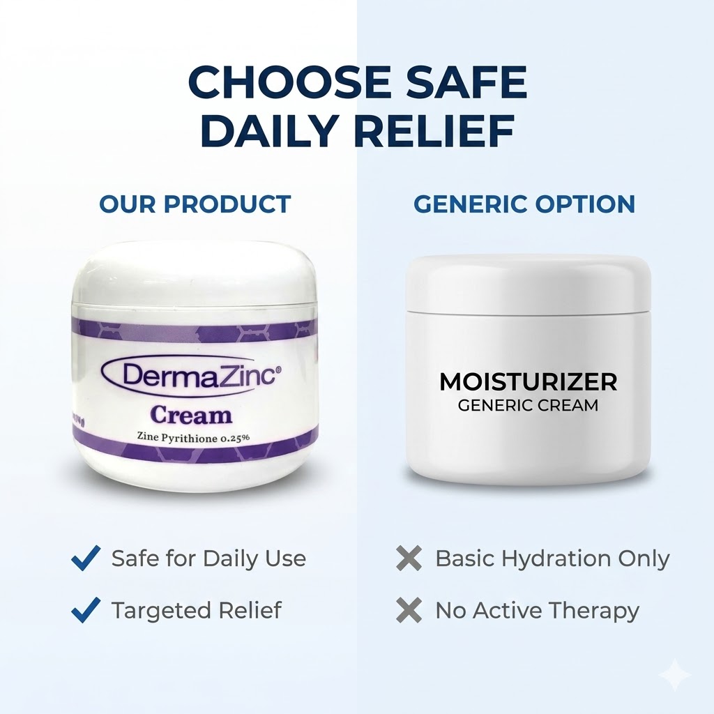 DermaZinc Cream - 4 oz Jar | Advanced Zinc Therapy for Skin Conditions