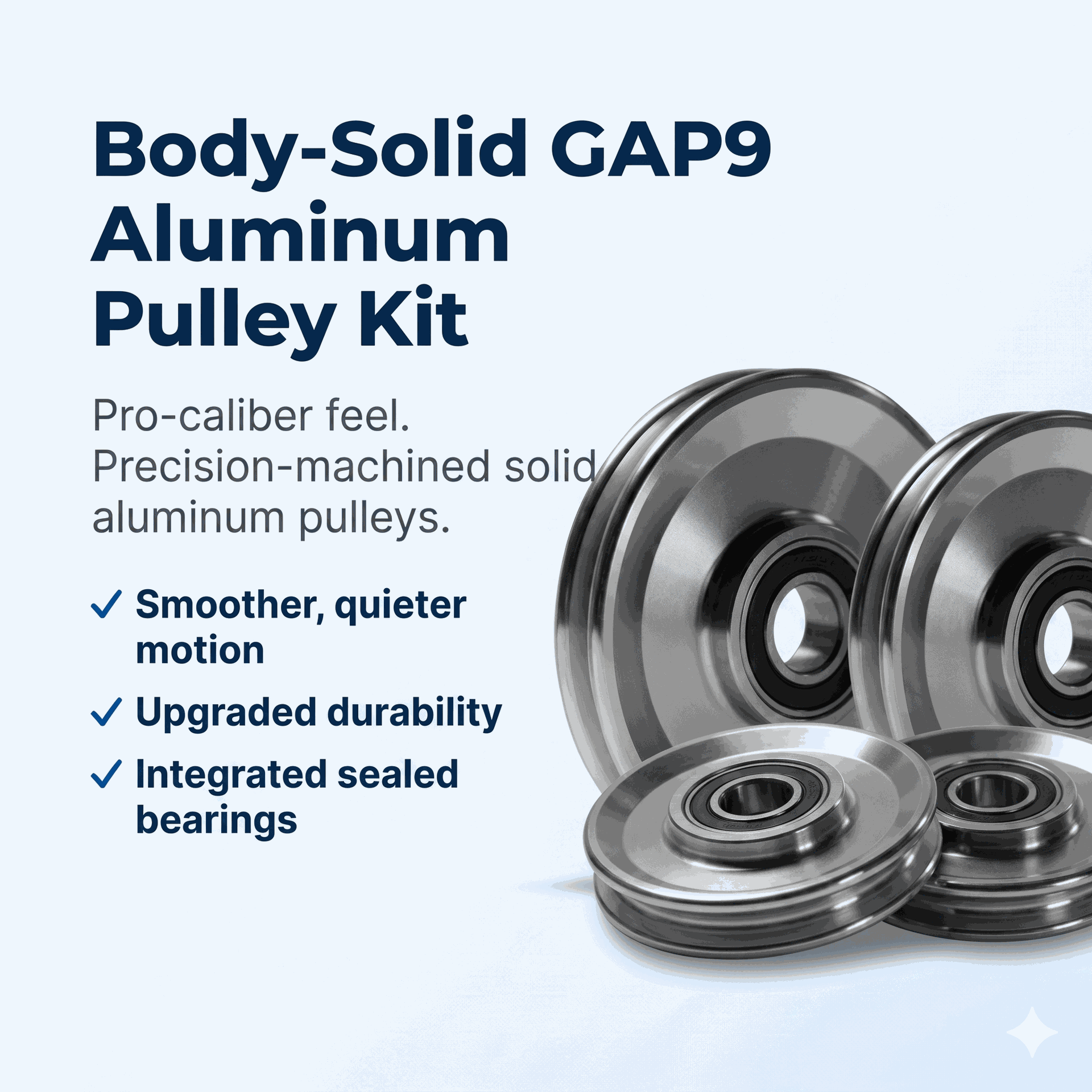 Body-Solid GAP9 Aluminum Pulley Set Upgrade