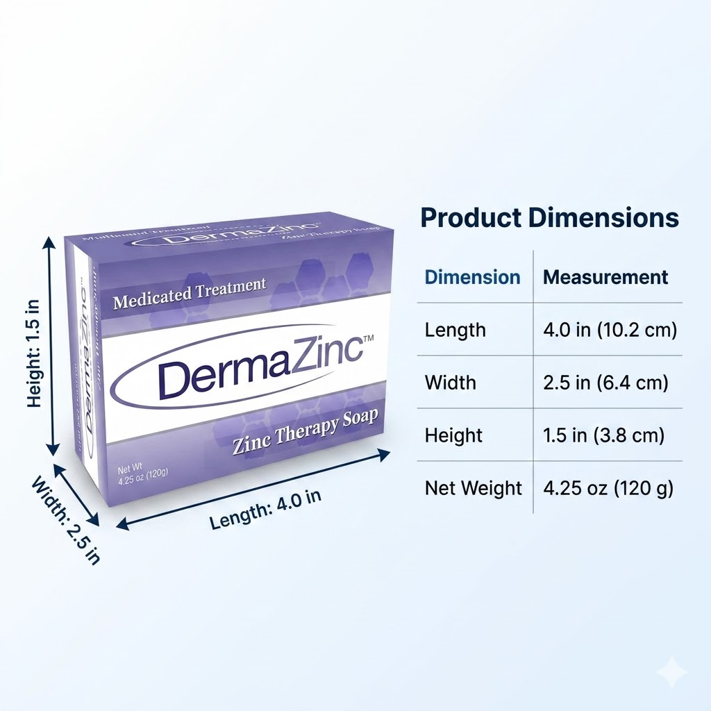 DermaZinc Zinc Therapy Soap Bar - 4.25 oz