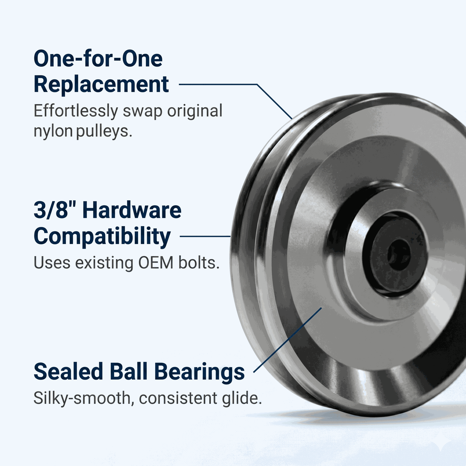 Body-Solid GAPLP Aluminum Pulley Set Upgrade