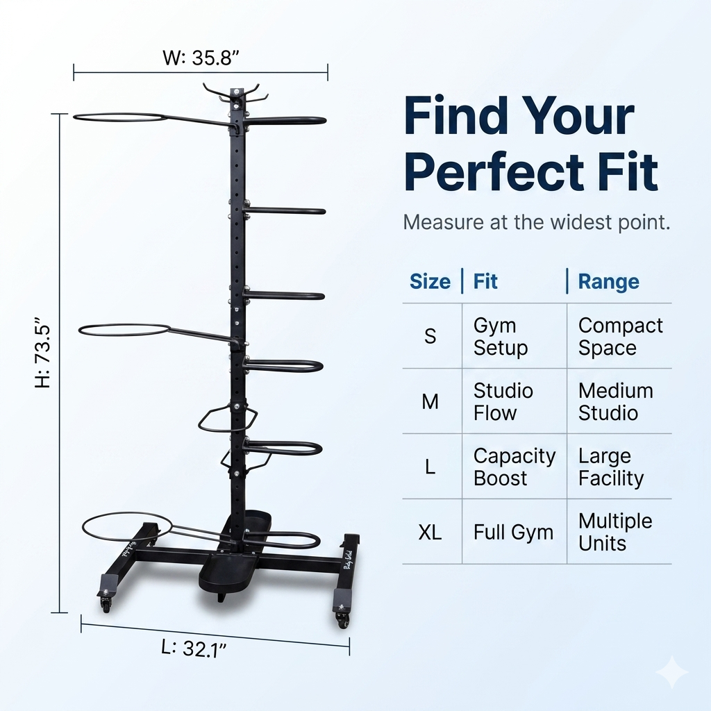 Body-Solid GAR100 Mobile Multi Accessory Rack