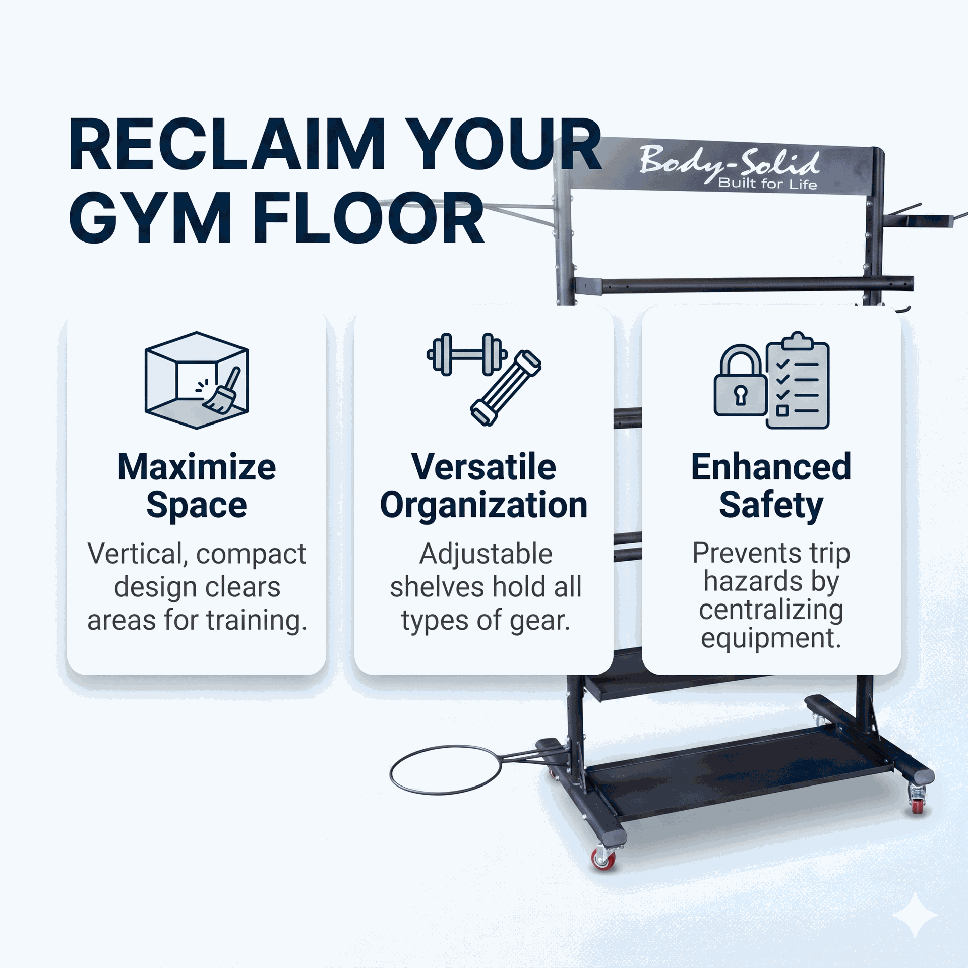 Body-Solid GAR250 Multi Storage Tower