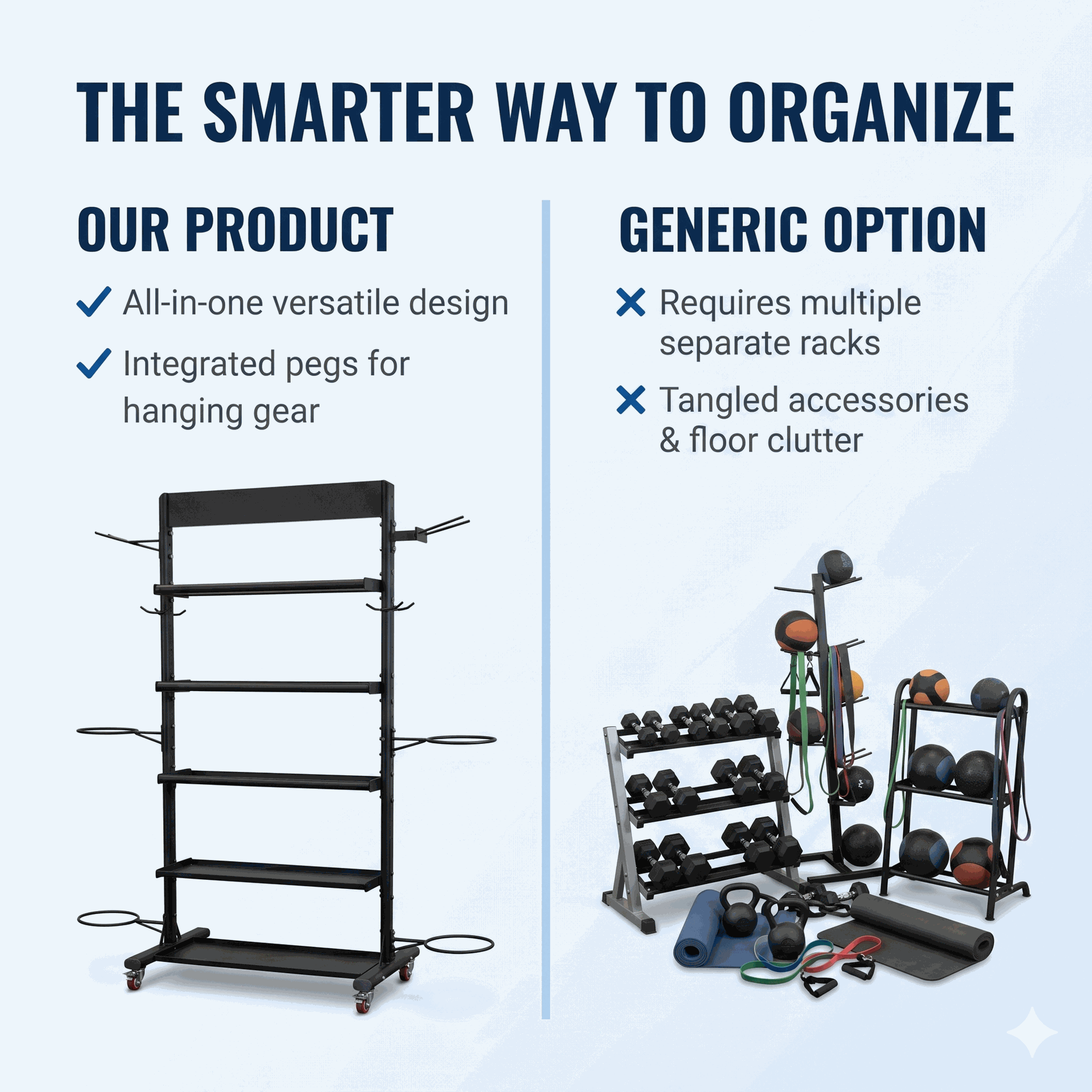 Body-Solid GAR250 Multi Storage Tower