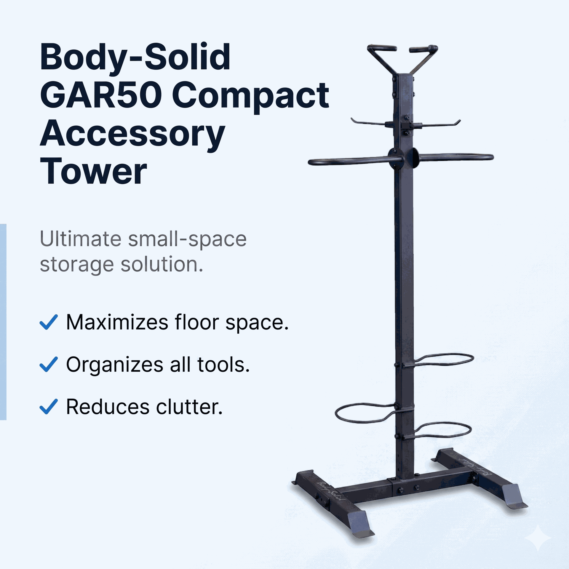 Body-Solid GAR50 Compact Accessory Tower