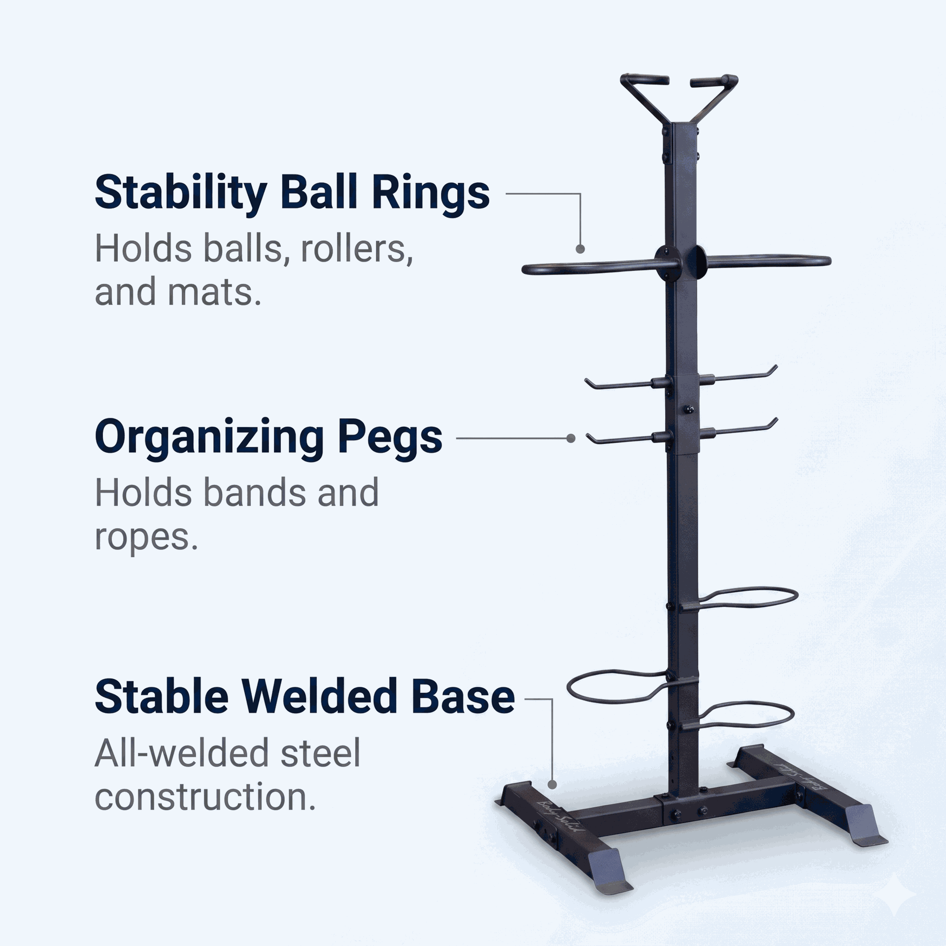Body-Solid GAR50 Compact Accessory Tower