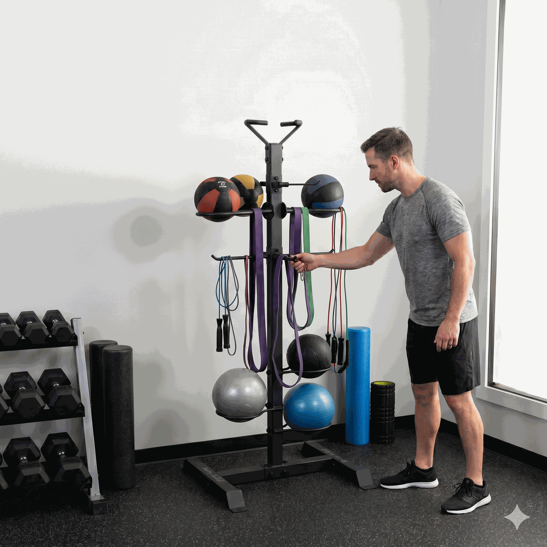 Body-Solid GAR50 Compact Accessory Tower