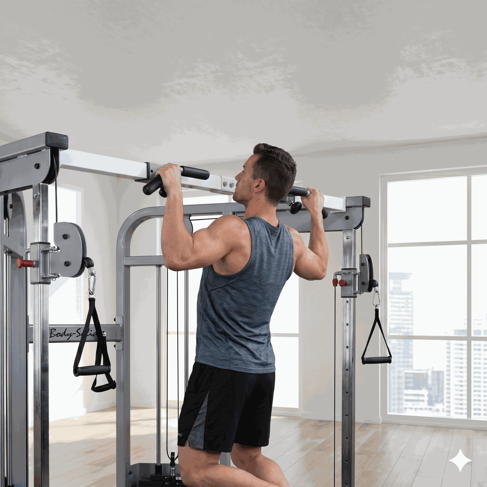 Body-Solid GCA2 Functional Trainer Lat Pull-Up Attachment