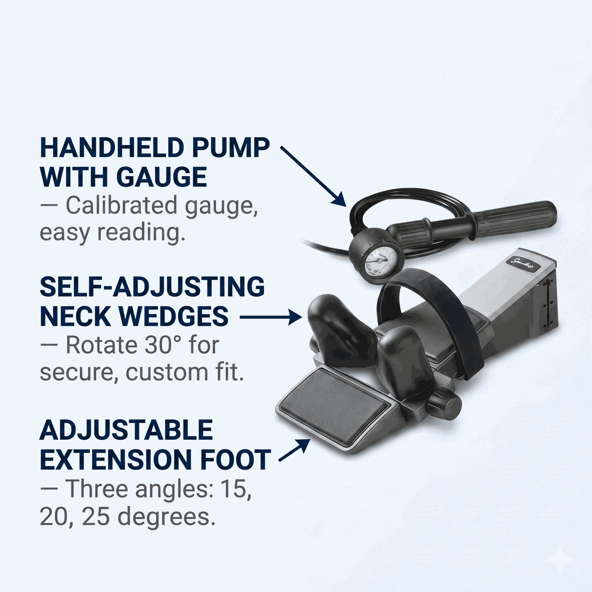 Saunders Cervical Traction Device with Deluxe Case (E0849)