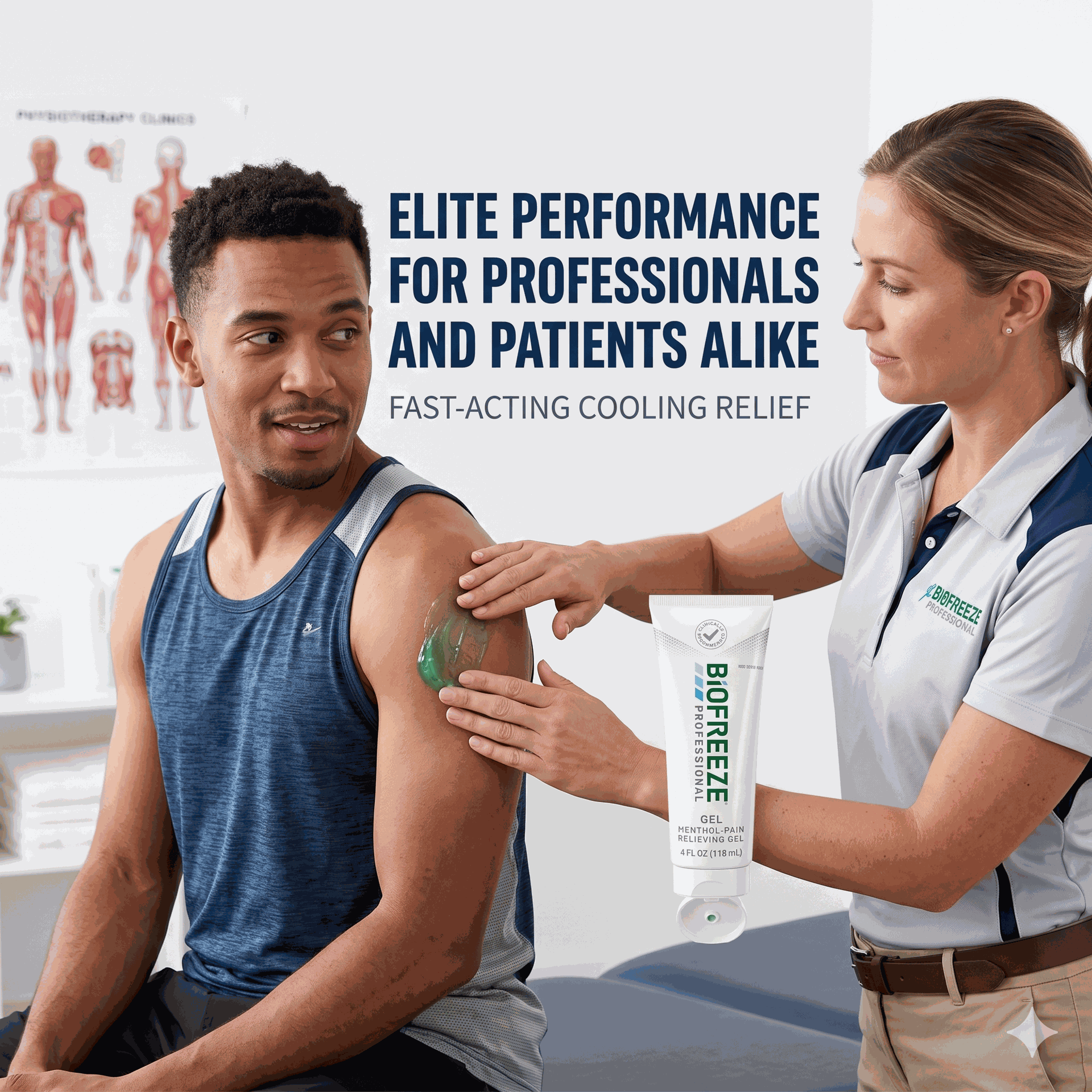 Biofreeze Professional Pain Relief Gel 4 oz Tube