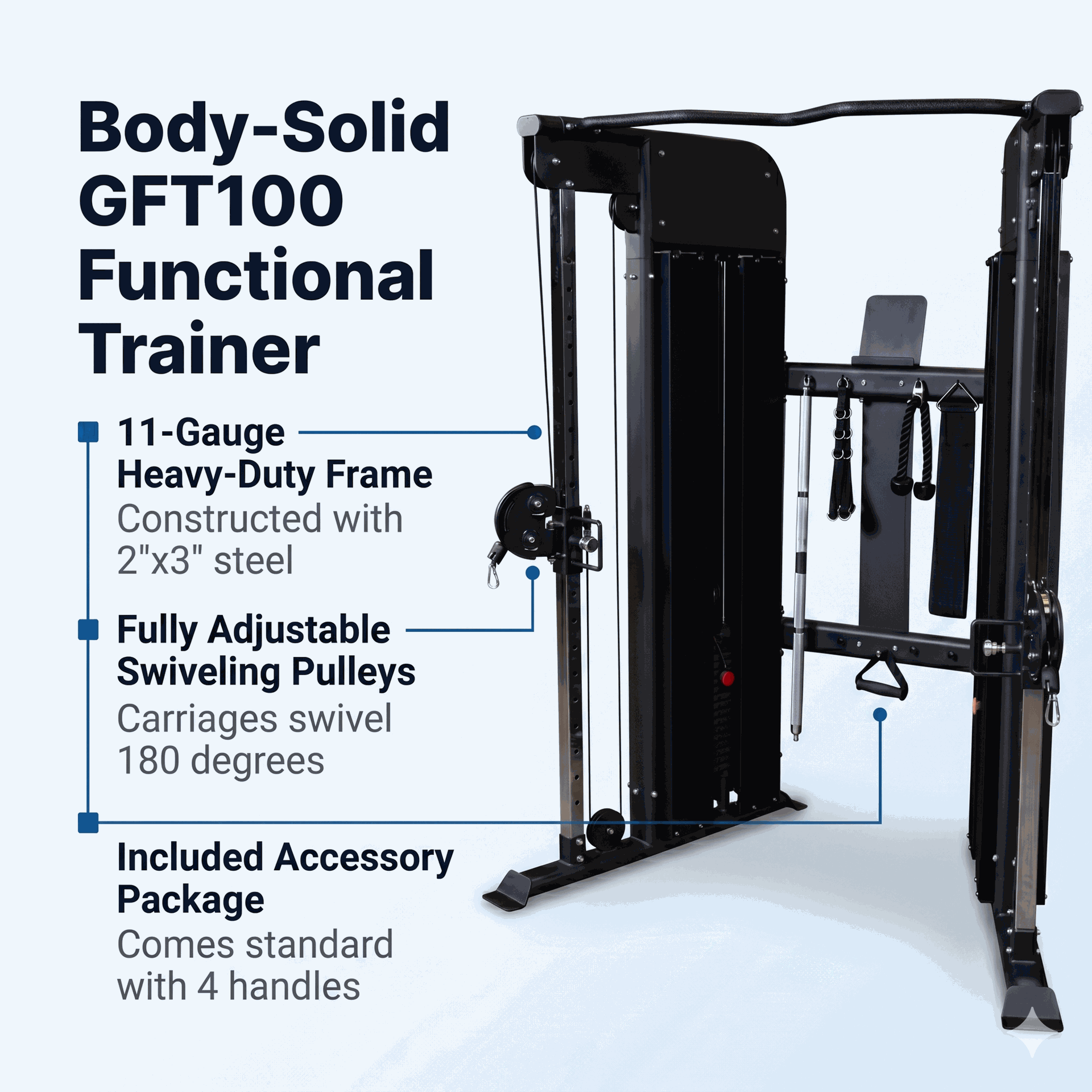 Body-Solid GFT100SH Functional Trainer Shrouds