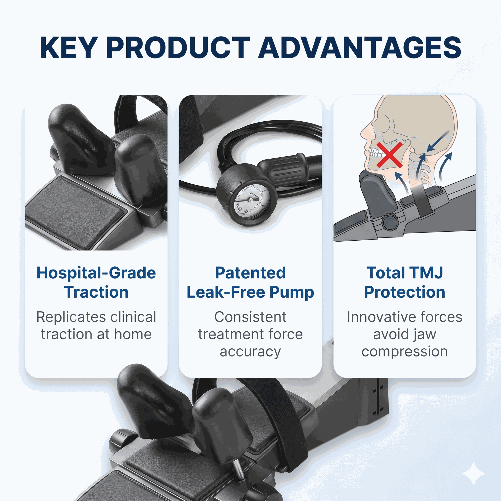 Saunders Cervical Traction Device with Deluxe Case (E0849)