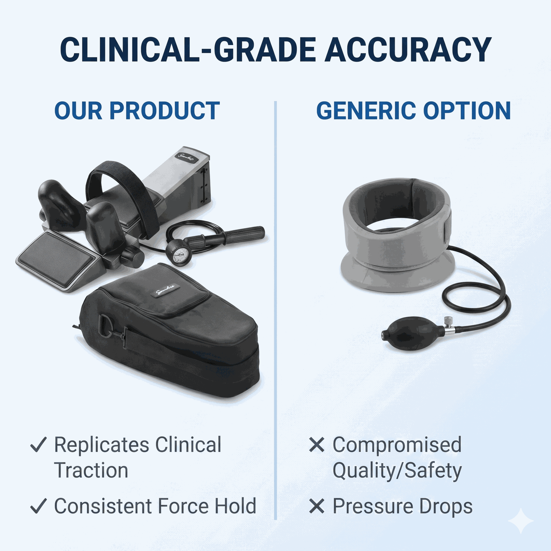 Saunders Cervical Traction Device with Deluxe Case (E0849)