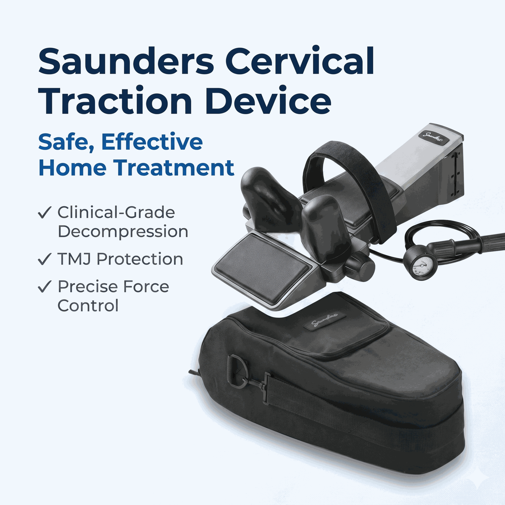 Saunders Cervical Traction Device with Deluxe Case (E0849)