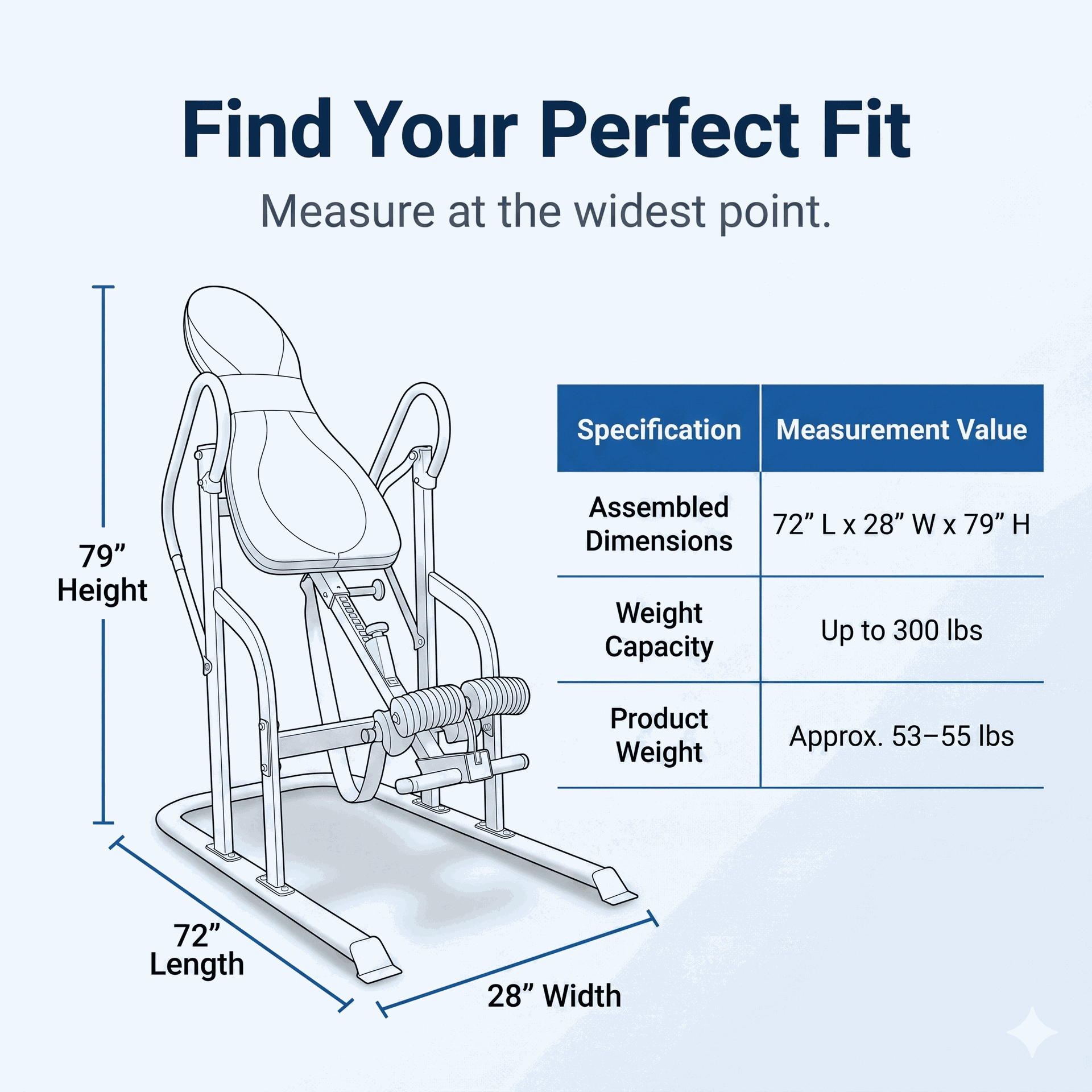 Body-Solid GINV50 Inversion Table