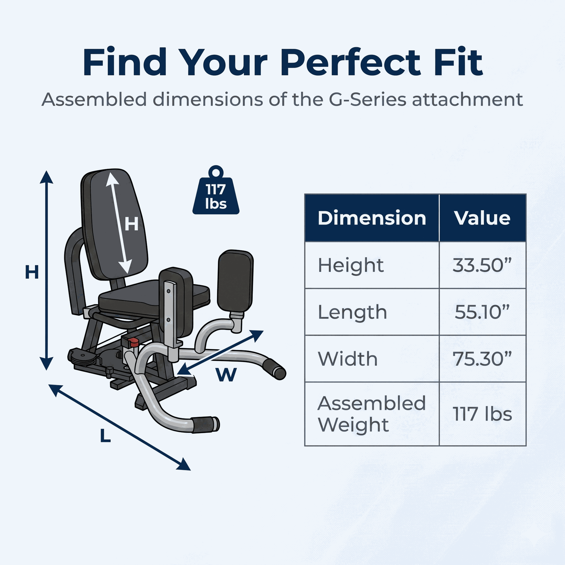 Body-Solid Inner Outer Thigh Attachement for G9S