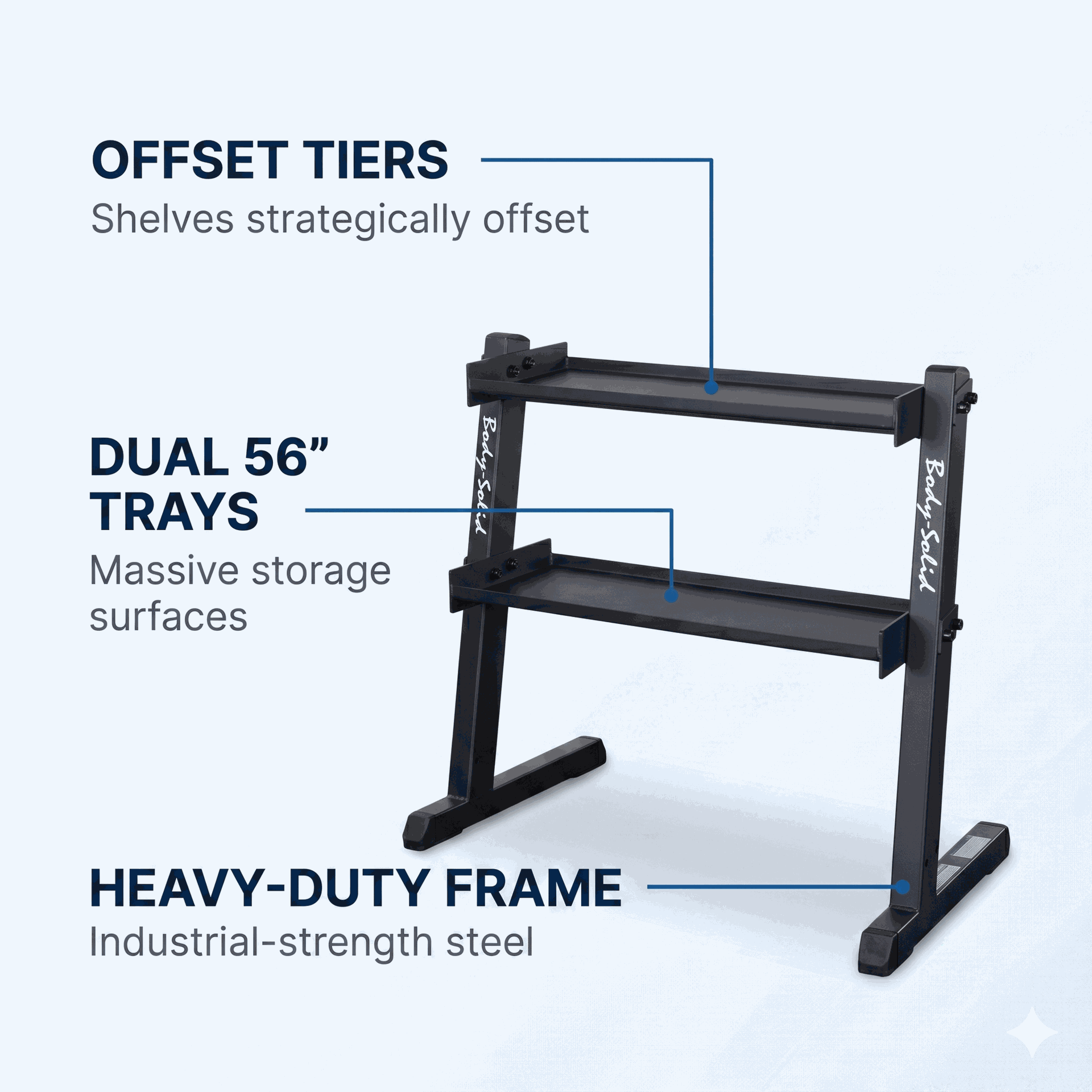 Body-Solid Kettlebell Rack