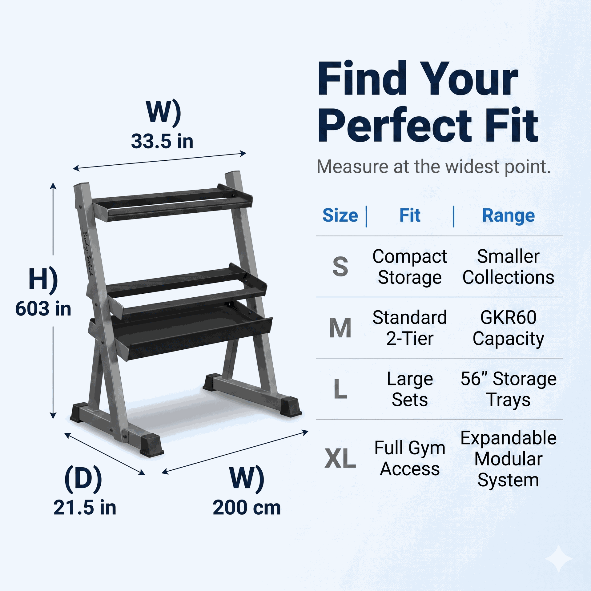 Body-Solid Kettlebell Rack