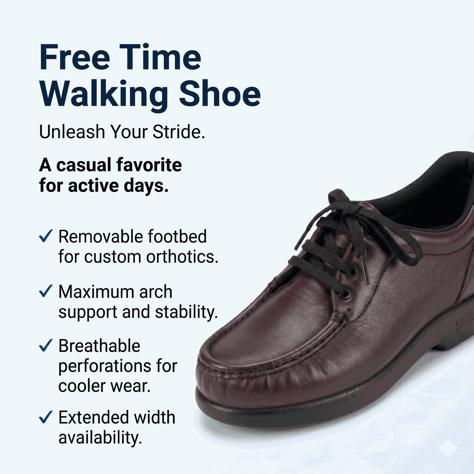 SAS Womens Take Time Lace Up Loafer Footwear-Antique Wine