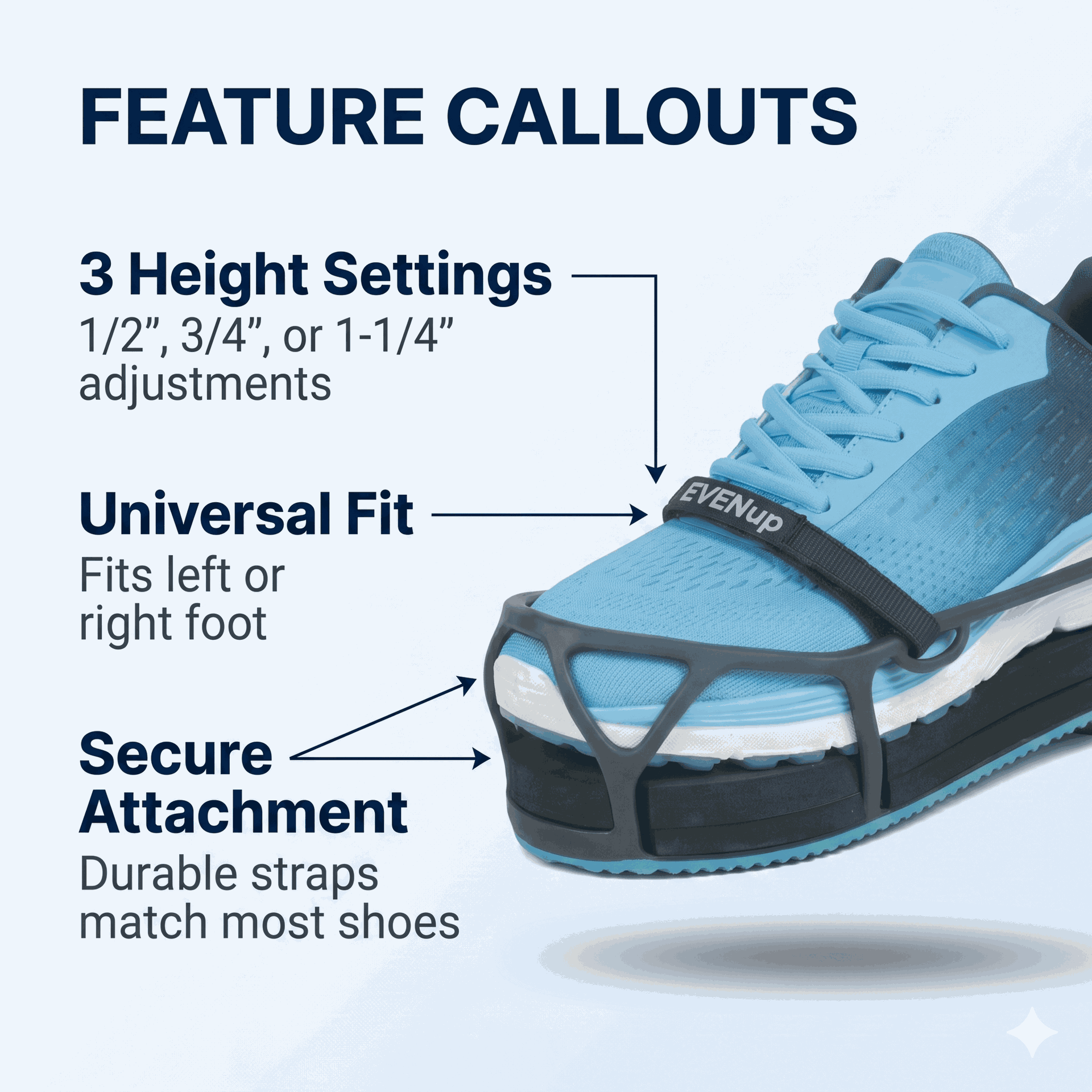 EVENup Shoe Balancer-Leveler 2.0