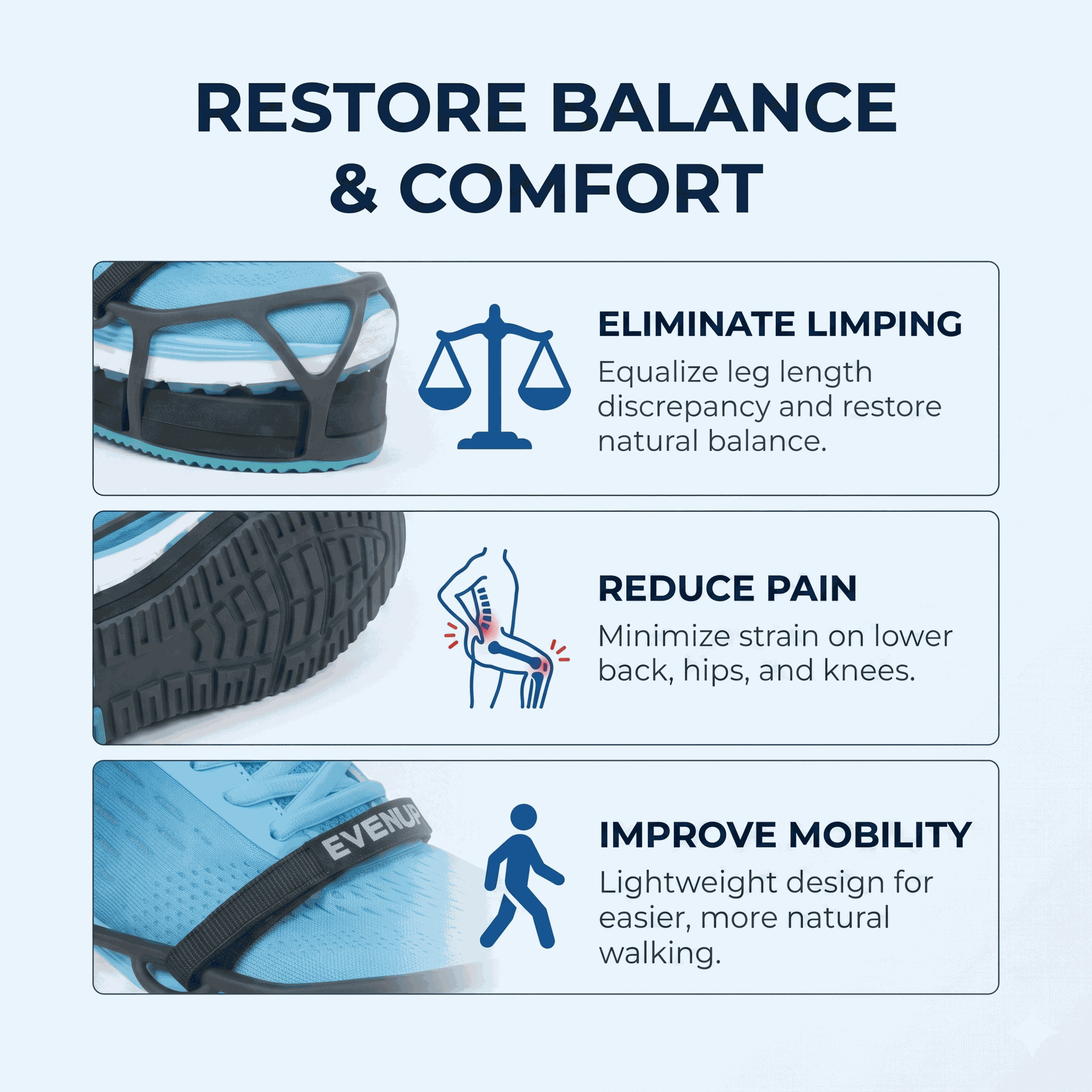EVENup Shoe Balancer-Leveler 2.0
