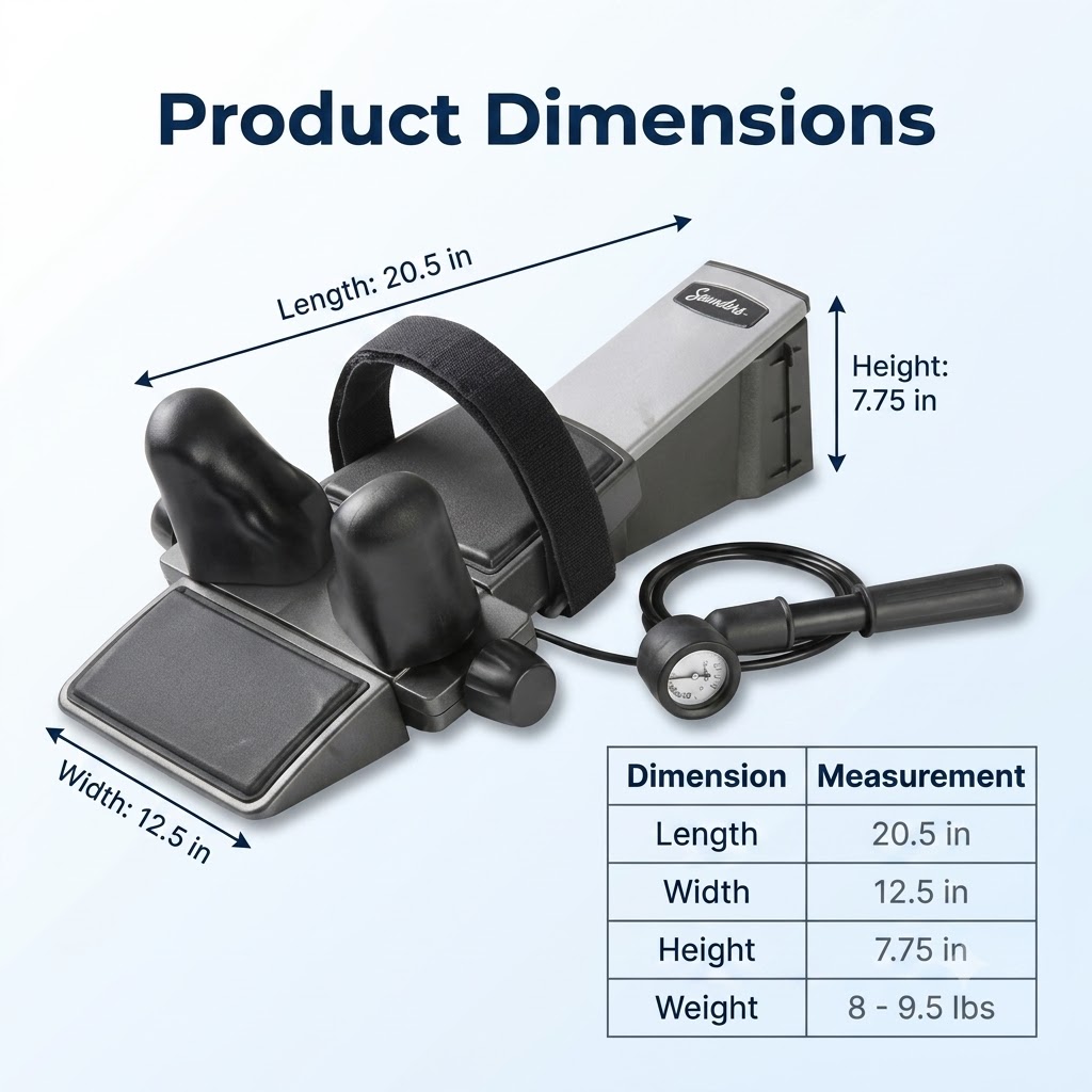 Saunders Cervical Traction Device with Deluxe Case