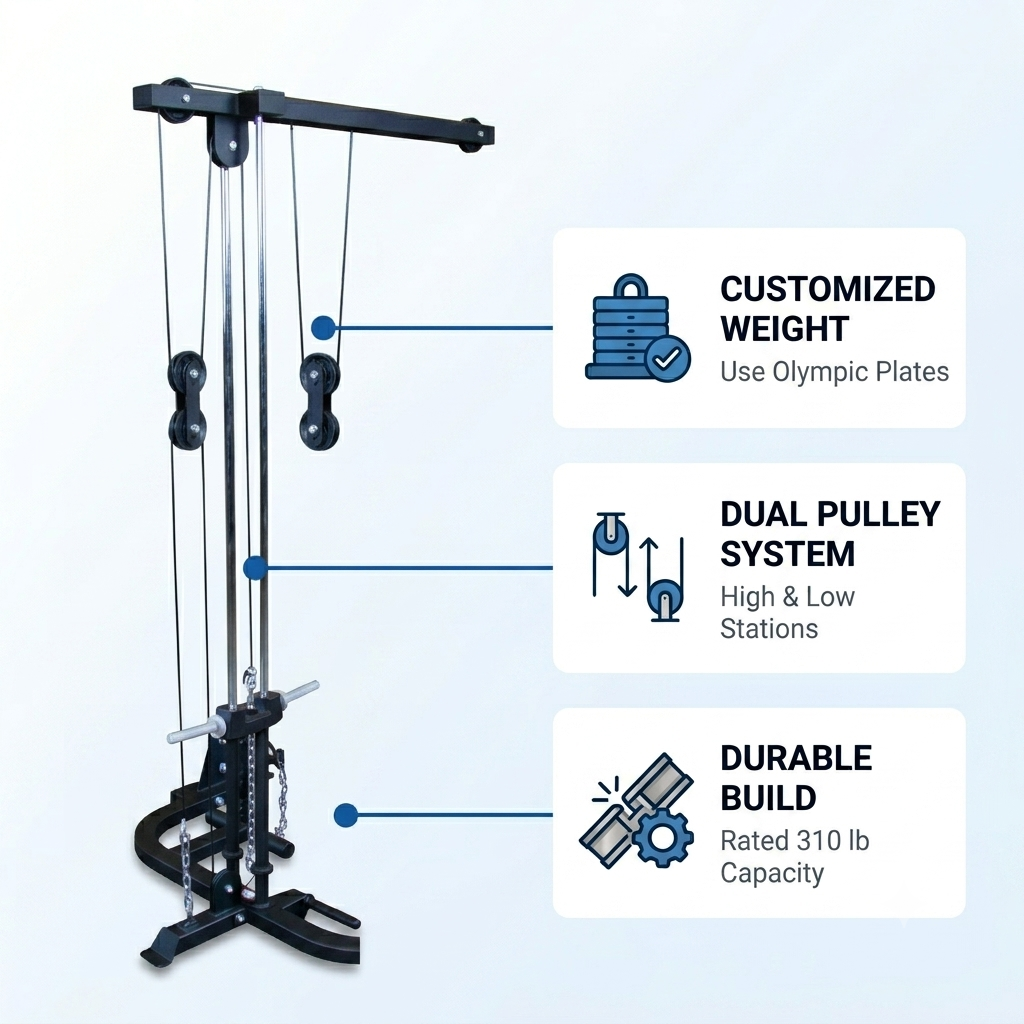 Body-Solid Lat Attachment for GPR400