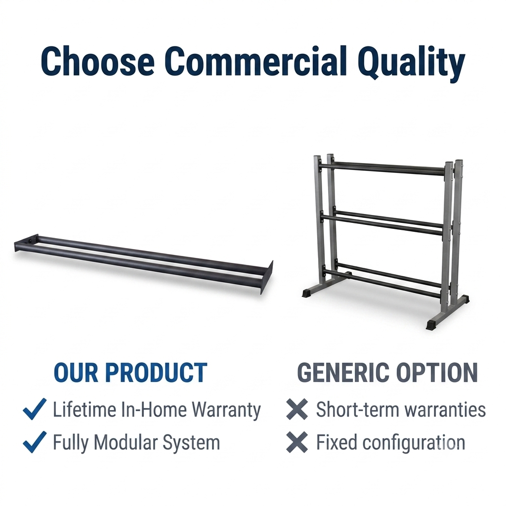 Body-Solid GMRT6B Medicine Ball Rack Shelf - Black