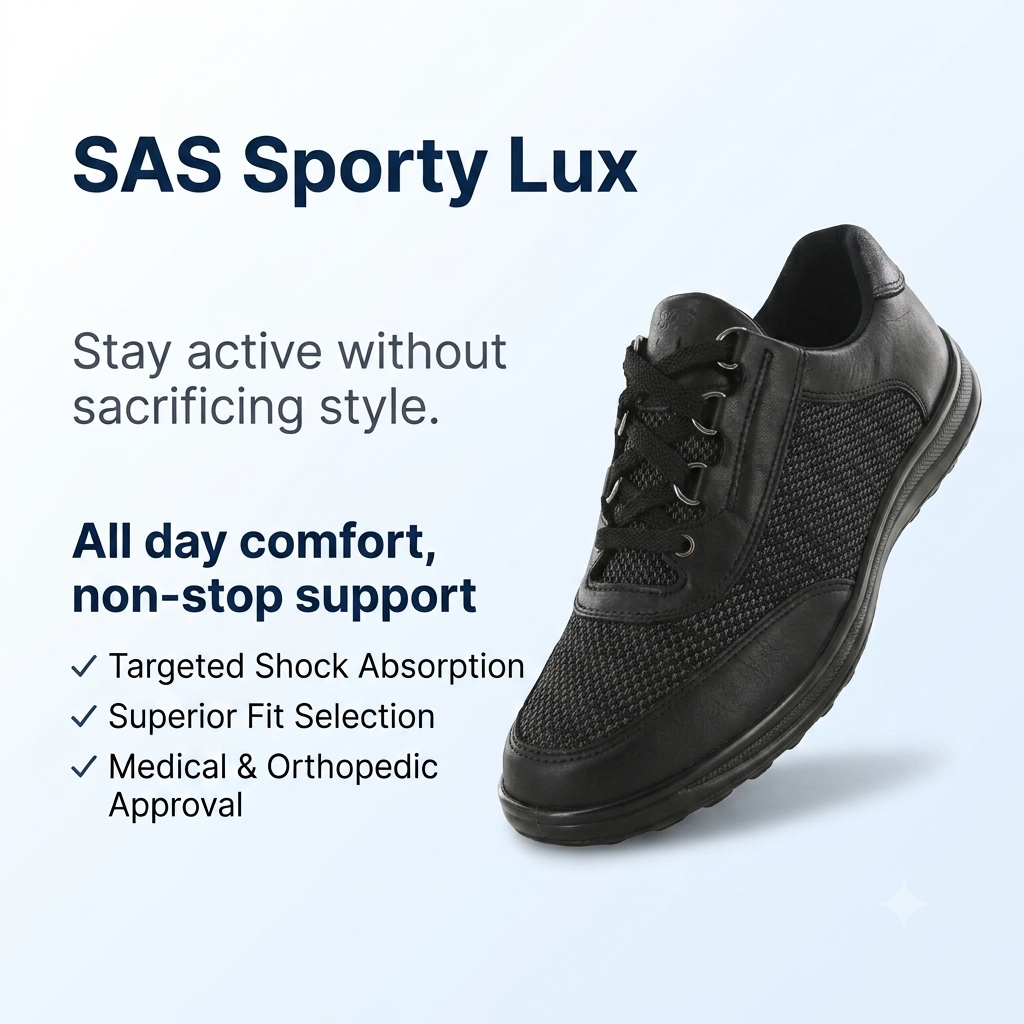 SAS Womens Sporty Lux Lace Up Sneaker Footwear