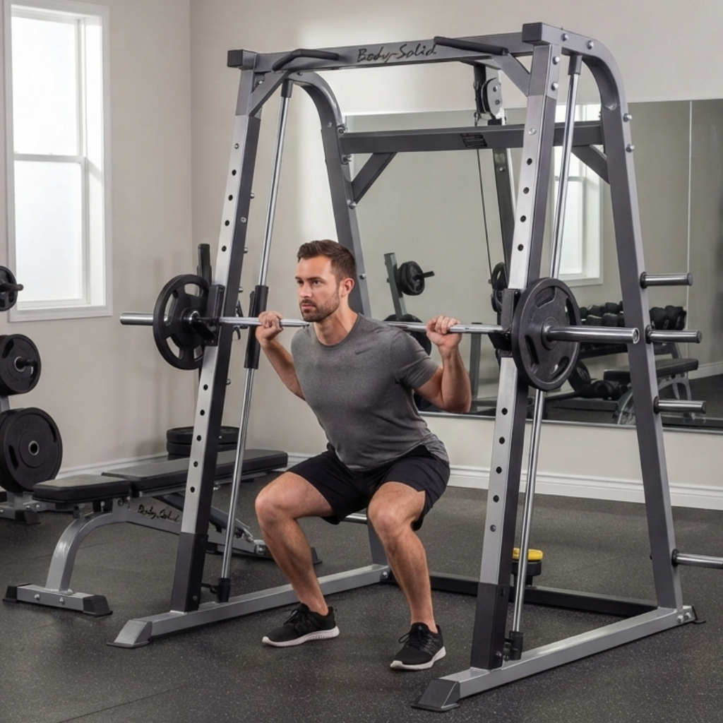 Body Solid Series 7 Smith Machine - BLACK