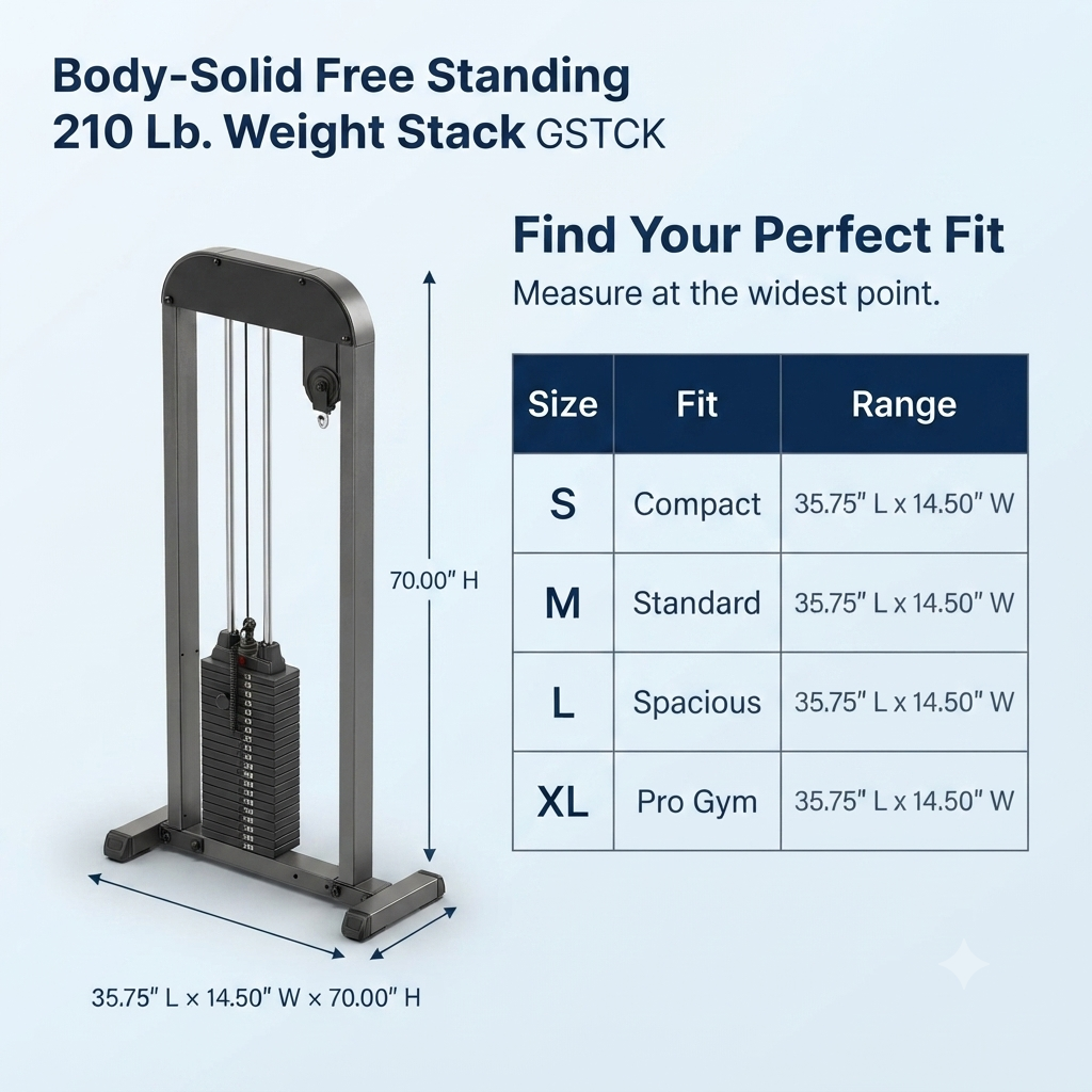 Body-Solid GSTCK Weight Stack