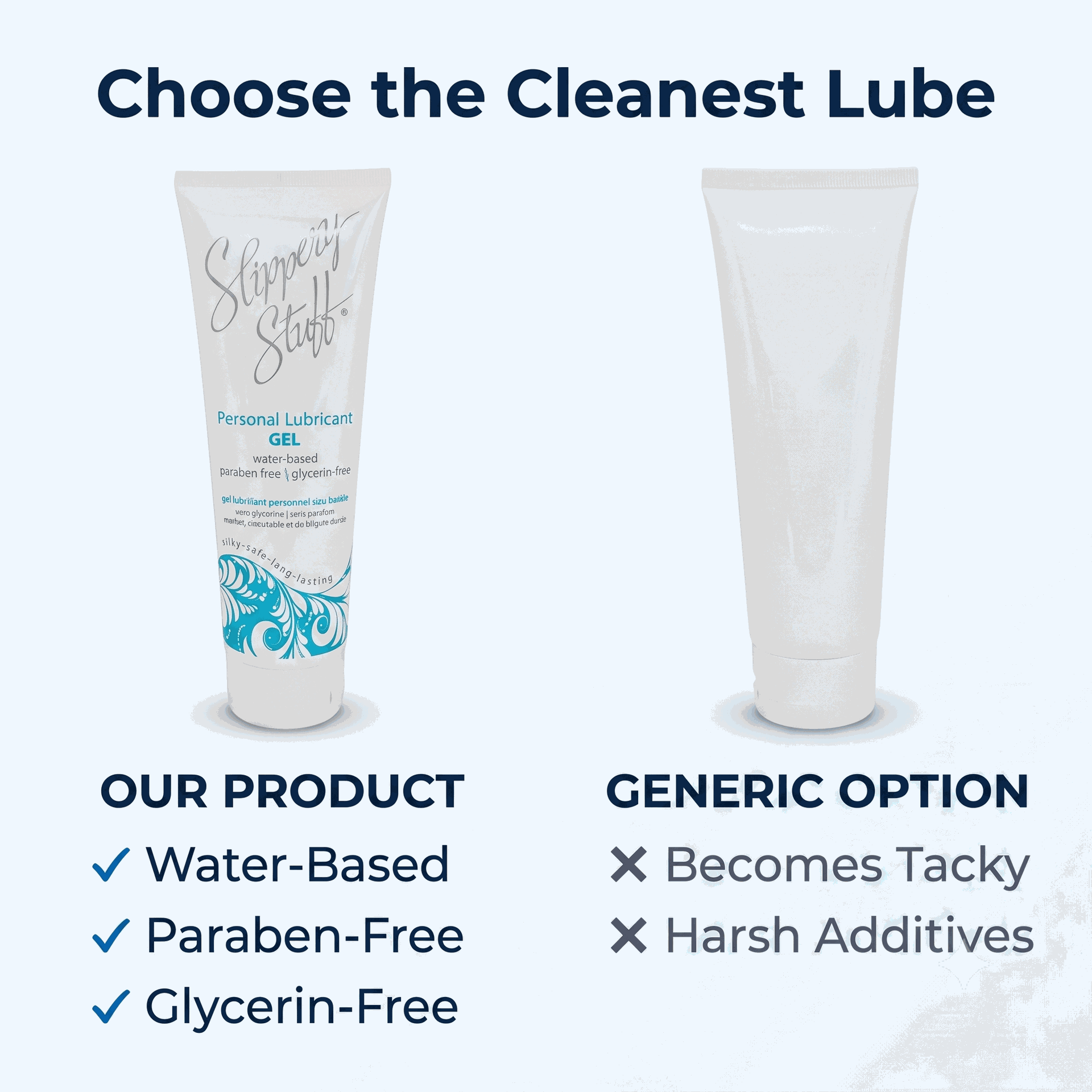 Slippery Stuff 8 oz Gel Tube - 2PACK