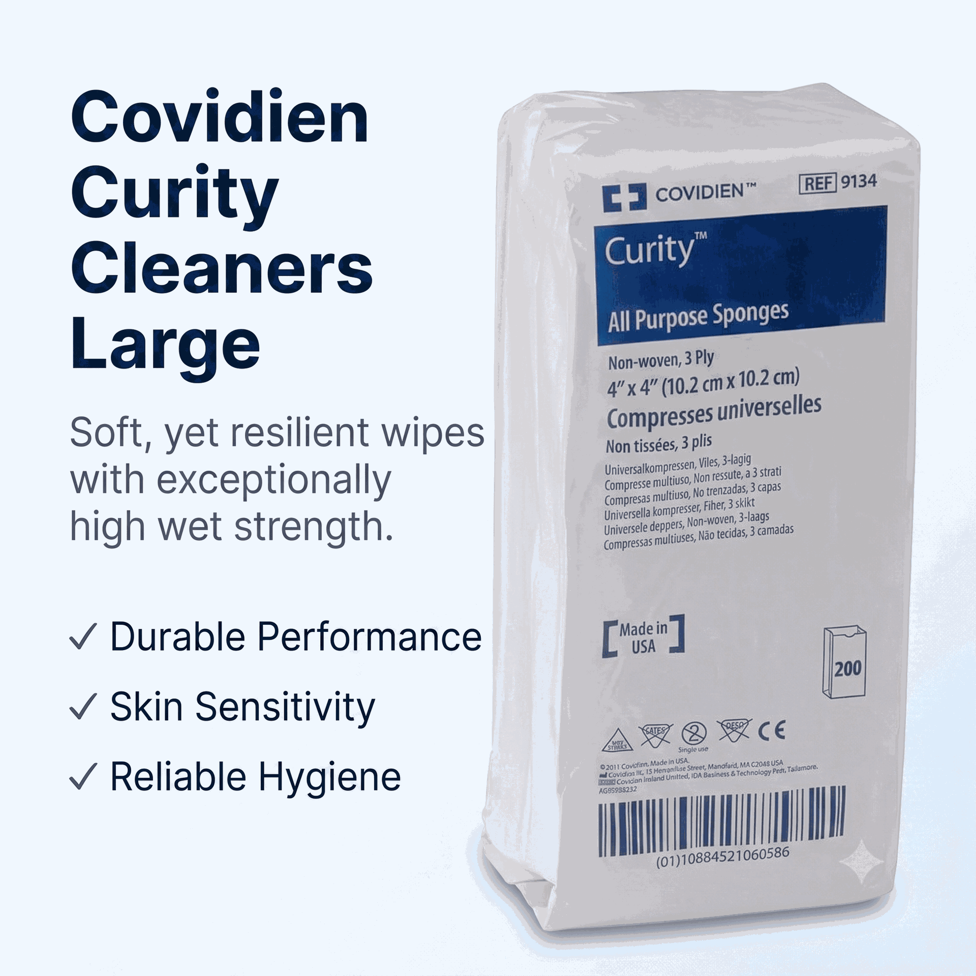 Covidien Curity Cleaners Large