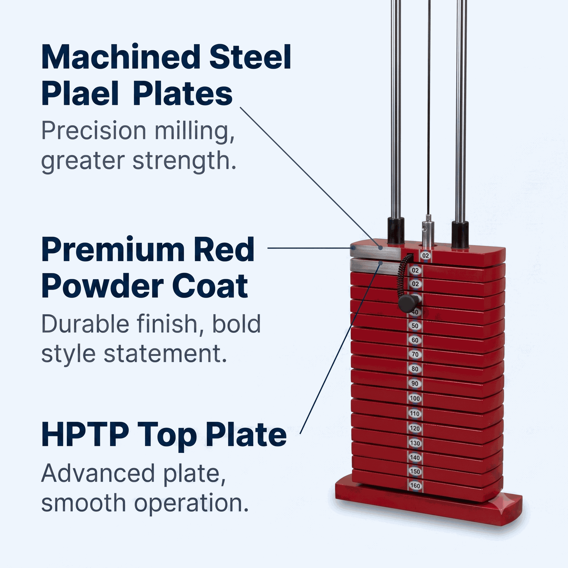 Body-Solid HP150 Premium Selectorized Weight Stack
