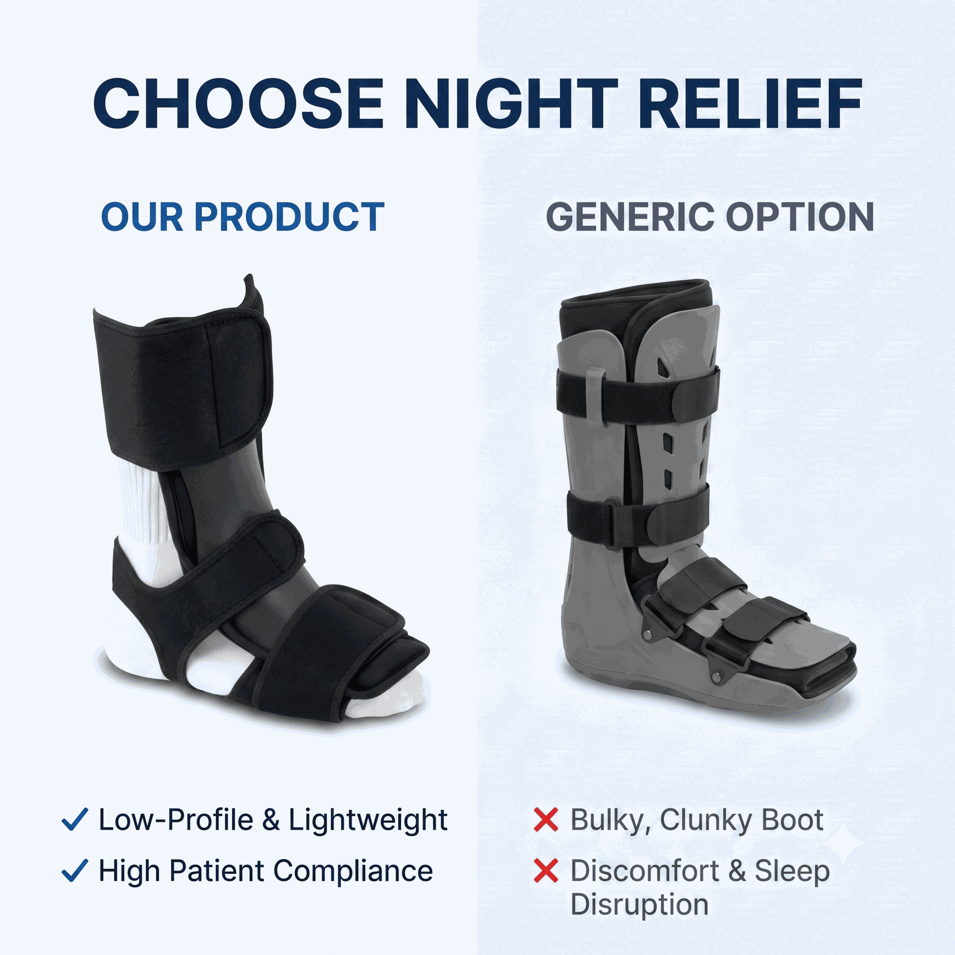 Advanced Ortho Comfort Dorsal Night Splint LG/XL