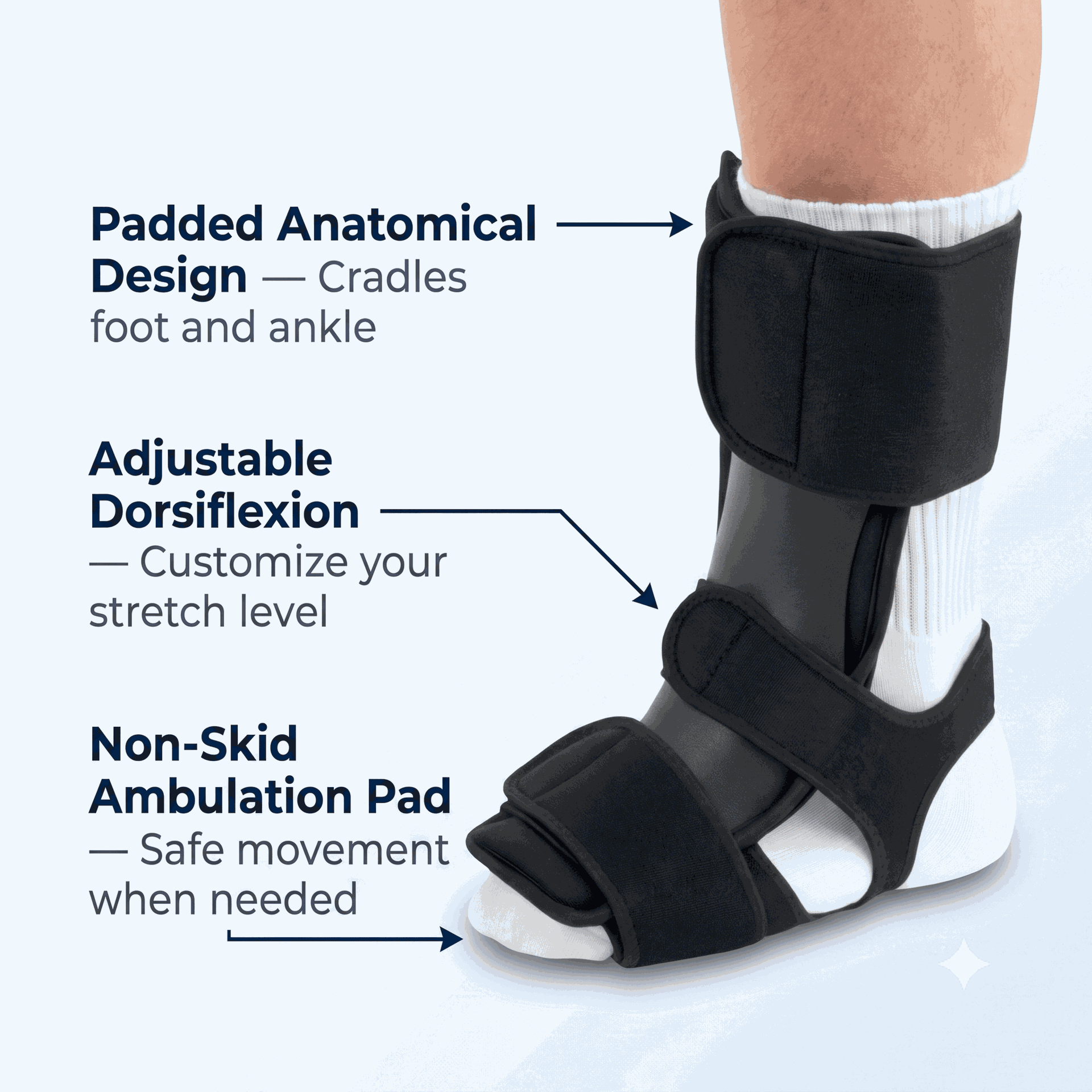 Advanced Ortho Comfort Dorsal Night Splint LG/XL