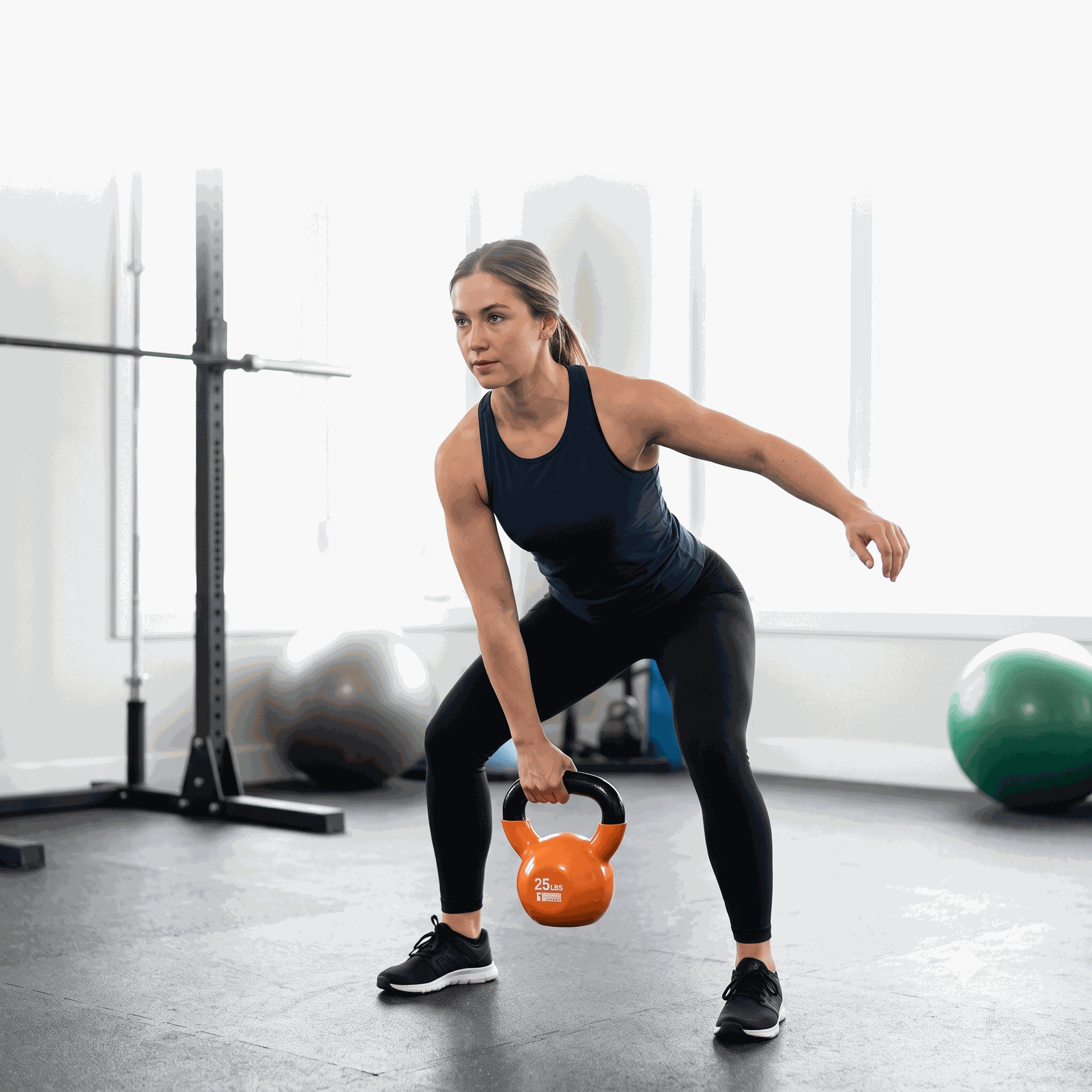 Body-Solid Vinyl Coated Kettle Bells Set One Each - (5,10,15,20,25,30)
