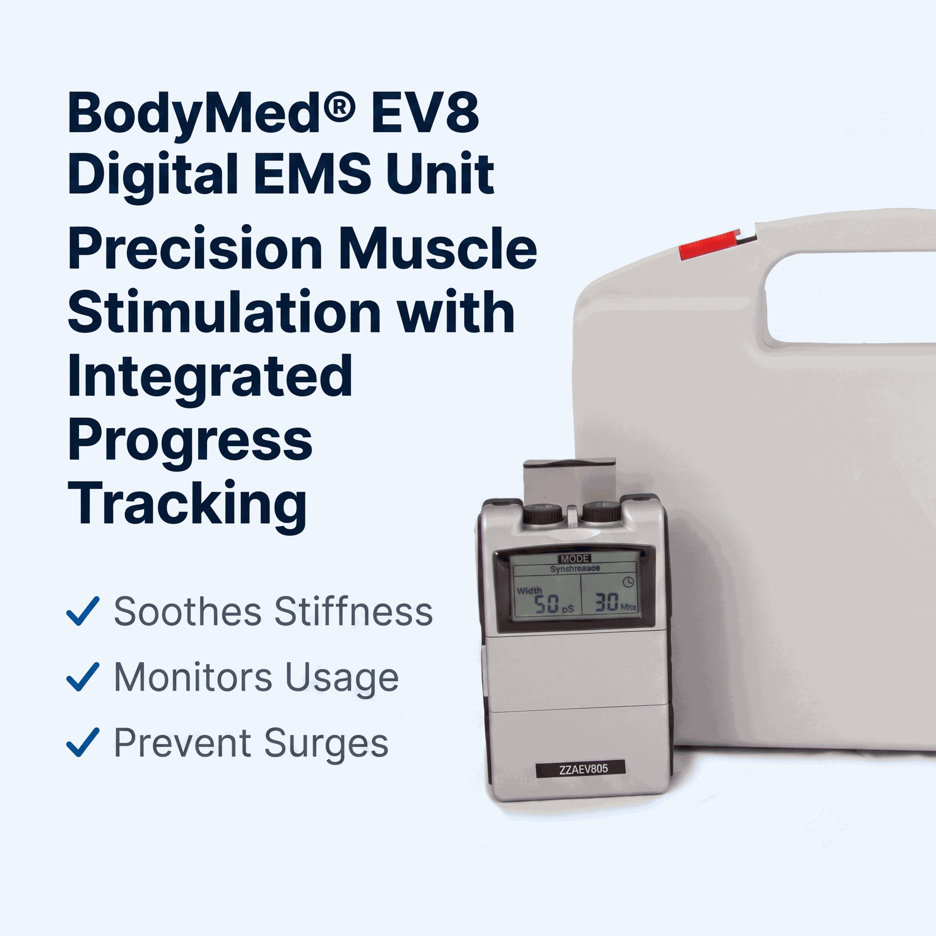 BodyMed Digital EMS Unit with compliance meter