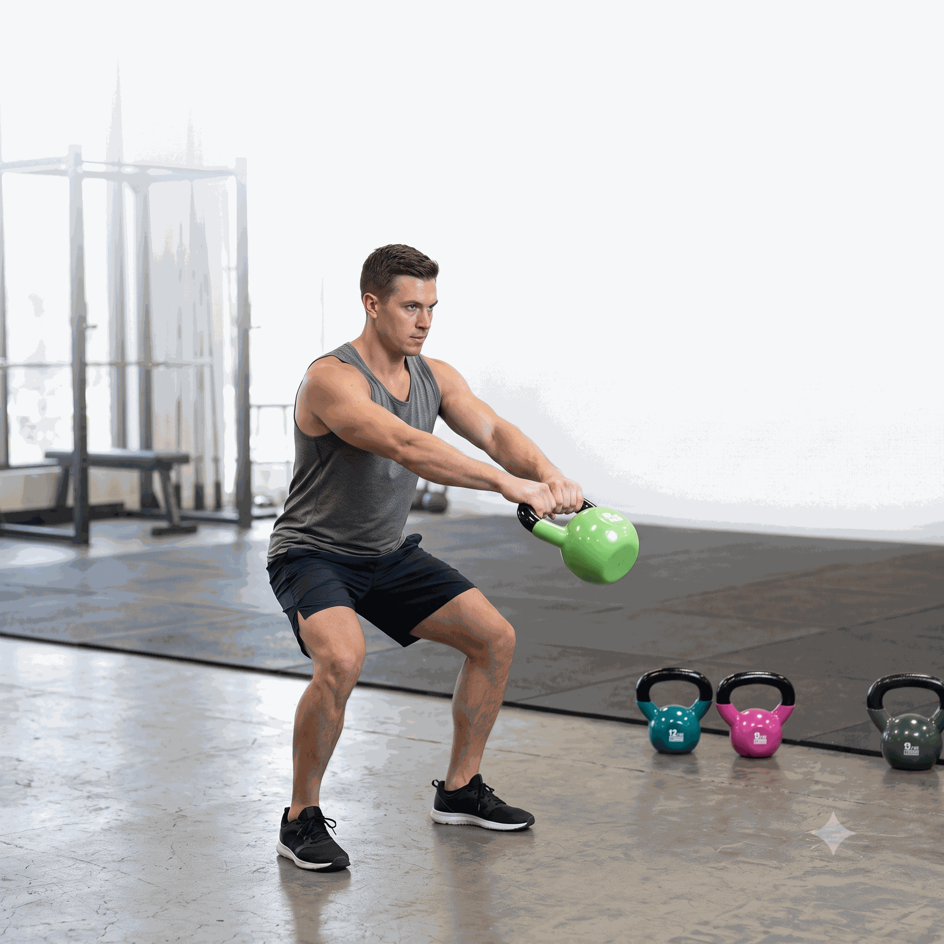 Body-SolidVinyl Coated Kettle Bells Set One Each - (5,8,10,12,15,20,25,30 lbs)